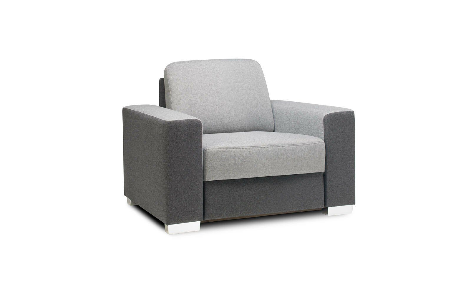 Lounge Polster Couch Sitzer Stuhl Sessel, Relax Club 1 JVmoebel Sofa Sessel Design Fernseh Stoff