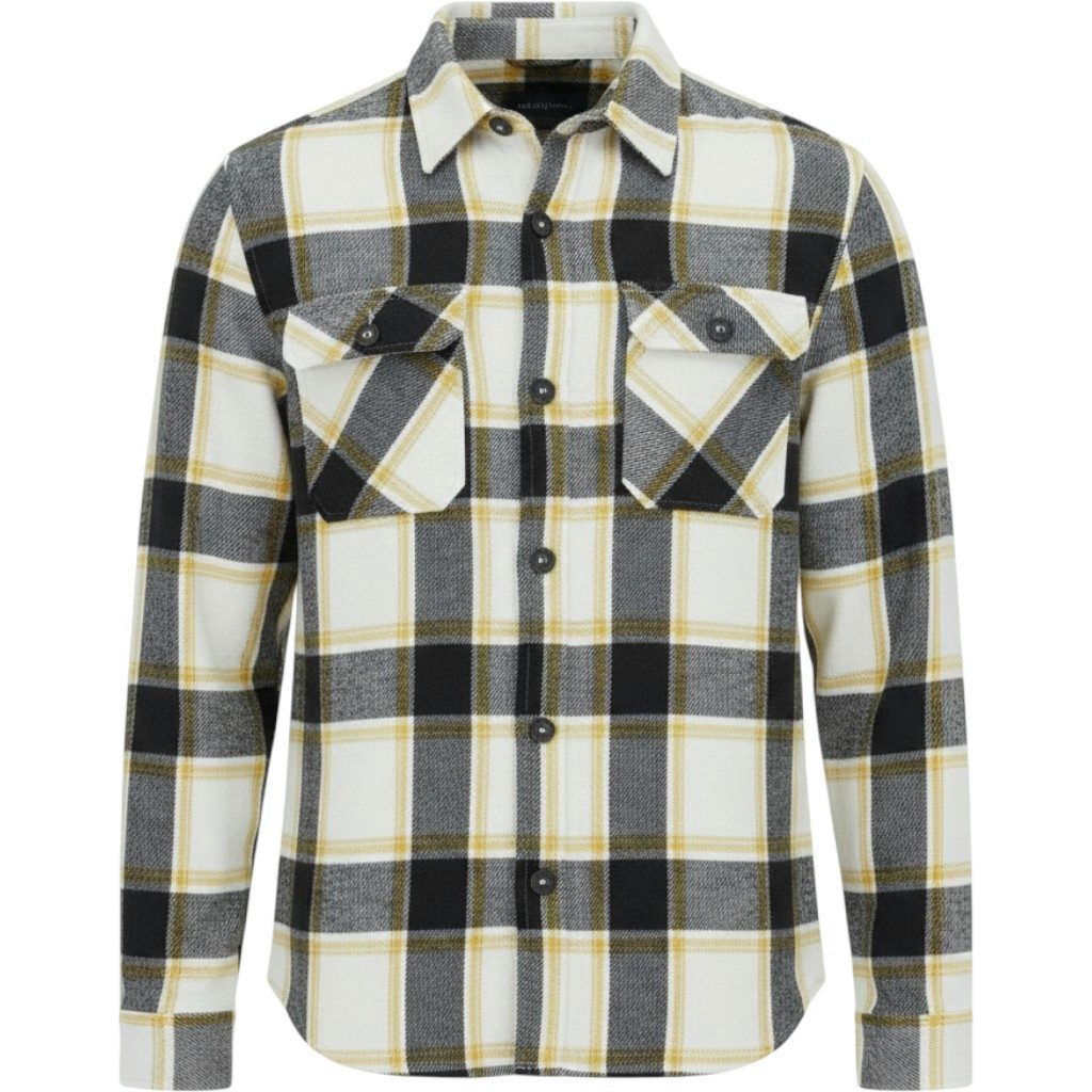 KİP Hemdbluse Beige Overshirt aus feinem Stoff