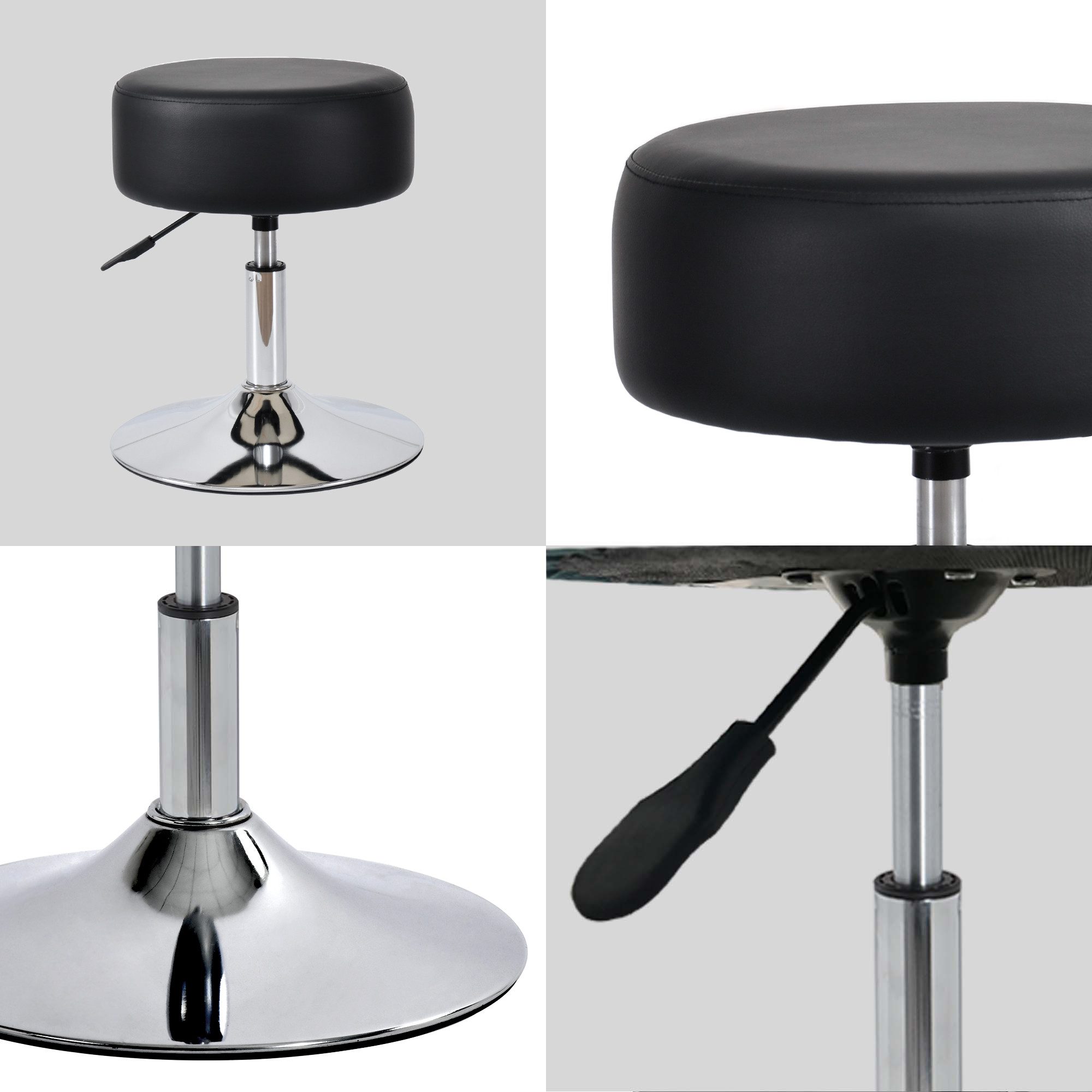 Duhome Hocker, Drehhocker Sitzhocker Rund Rollhocker günstig online kaufen