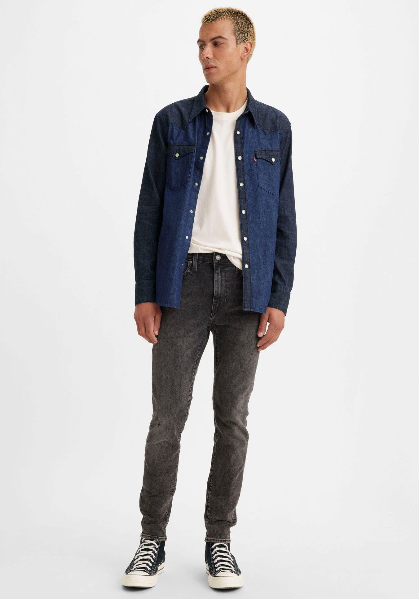 Levi's® Skinny-fit-Jeans SKINNY schwarz TAPER