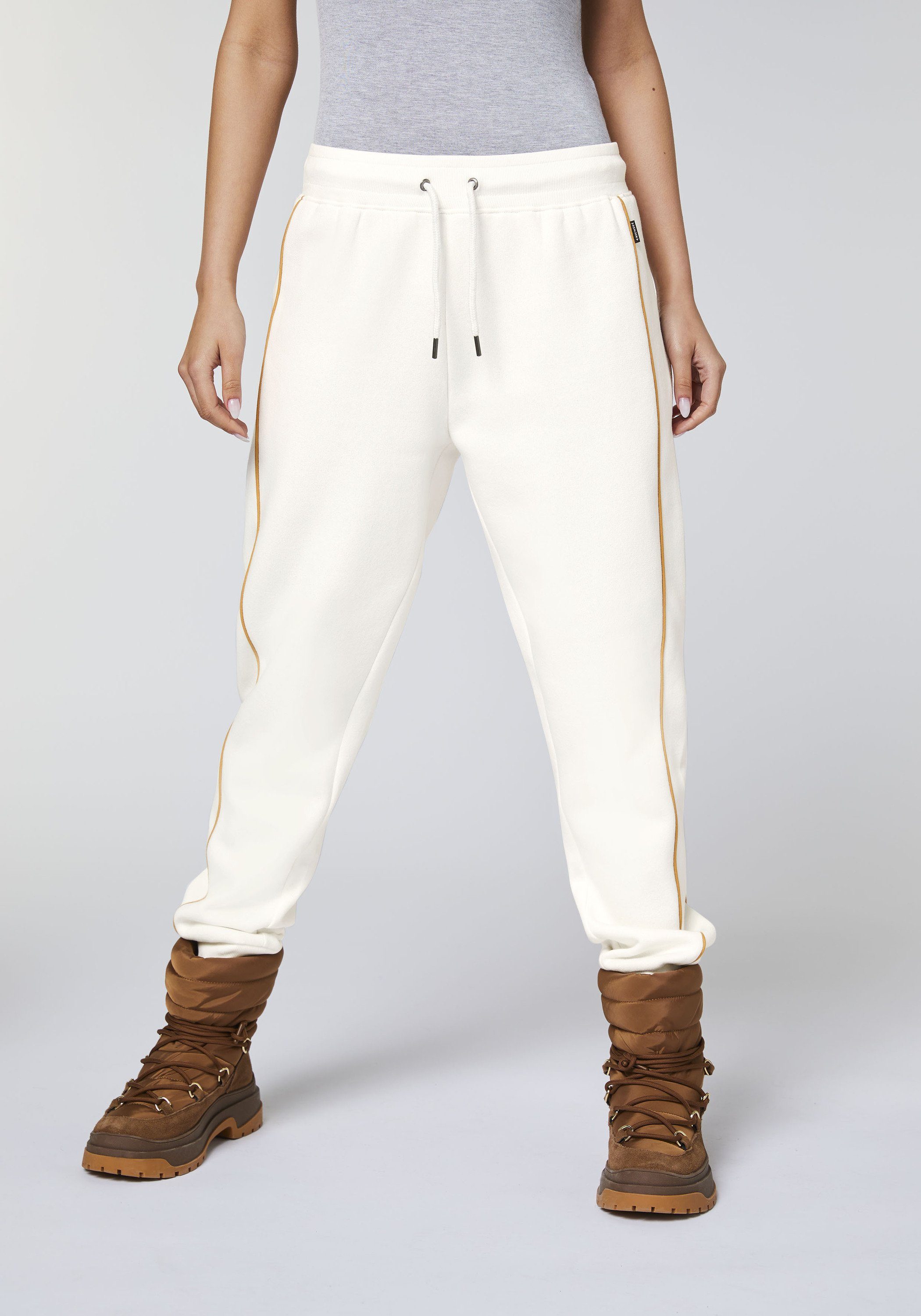 Chiemsee Sweathose Sweathose mit Kontrastpaspeln 1