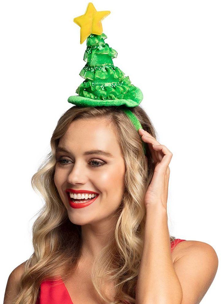 Boland Kostüm »Tannenbaum Haarreif«, Süßer Kopfschmuck mit festlichem  Weihnachtsbaum