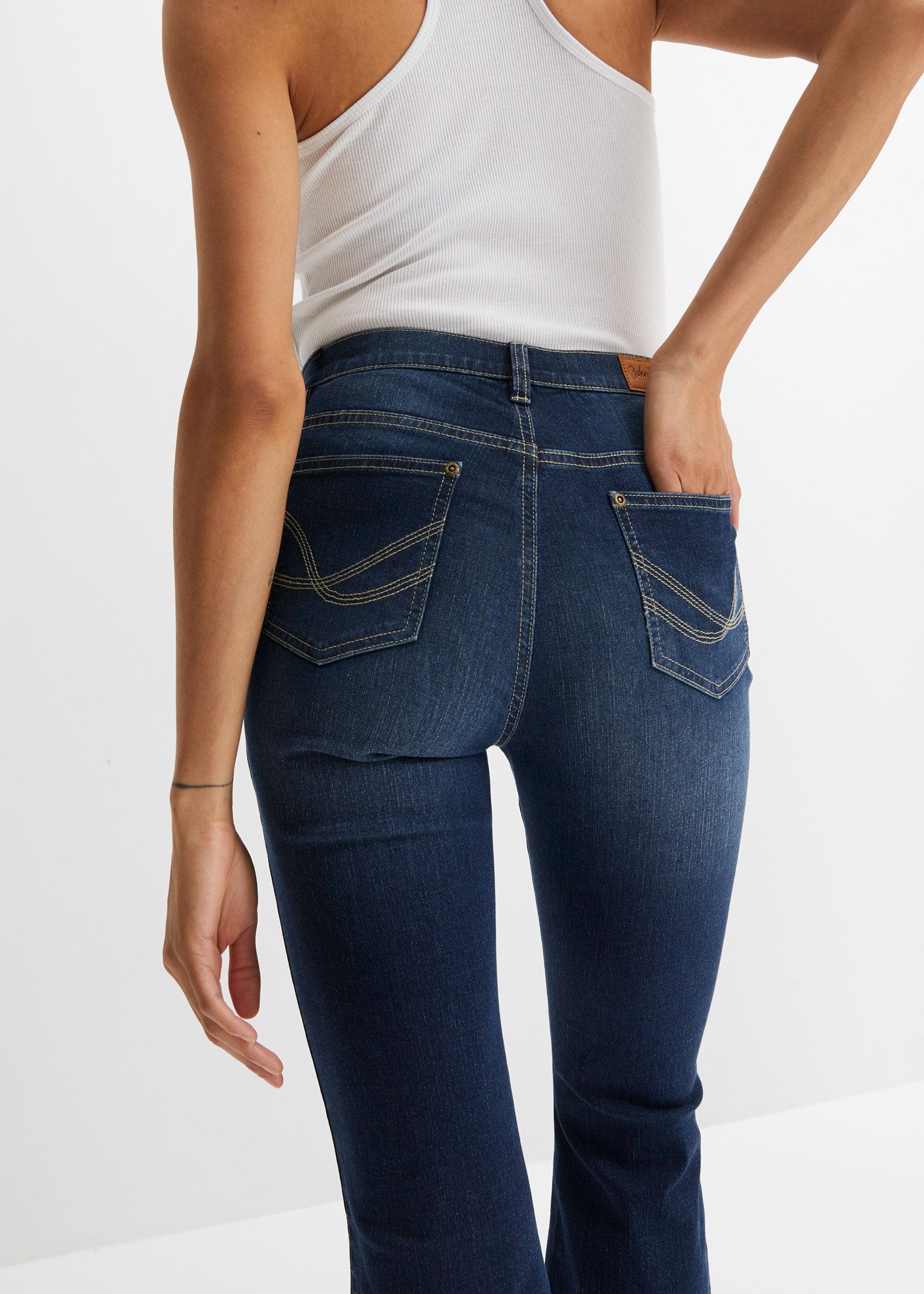 bonprix Schlagjeans Regular Fit, mit Stretch-Anteil, aus Baumwollmischung