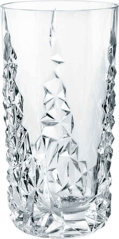 Nachtmann Longdrinkglas »Sculpture«, Kristallglas, 420 ml, 6-teilig