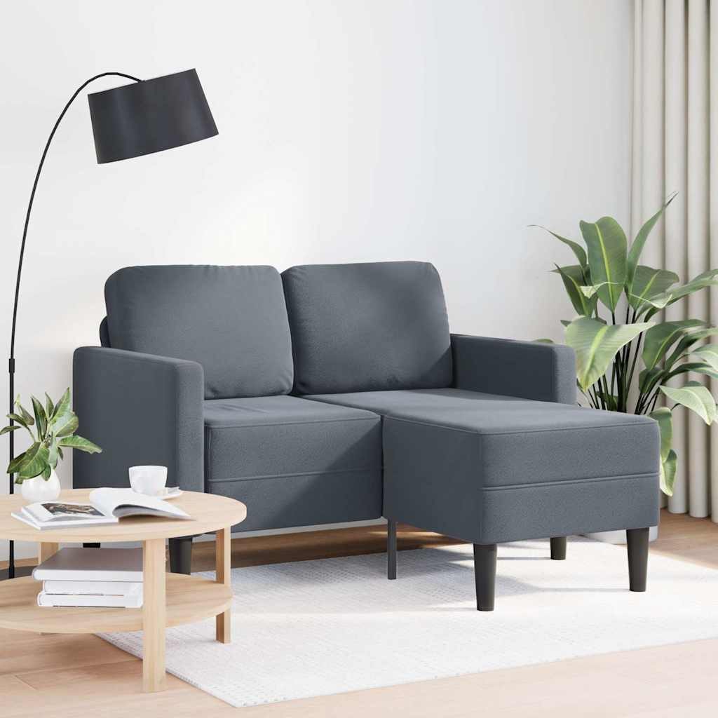 vidaXL Sofa 2-Sitzer-Sofa mit Chaiselongue L-Form günstig online kaufen