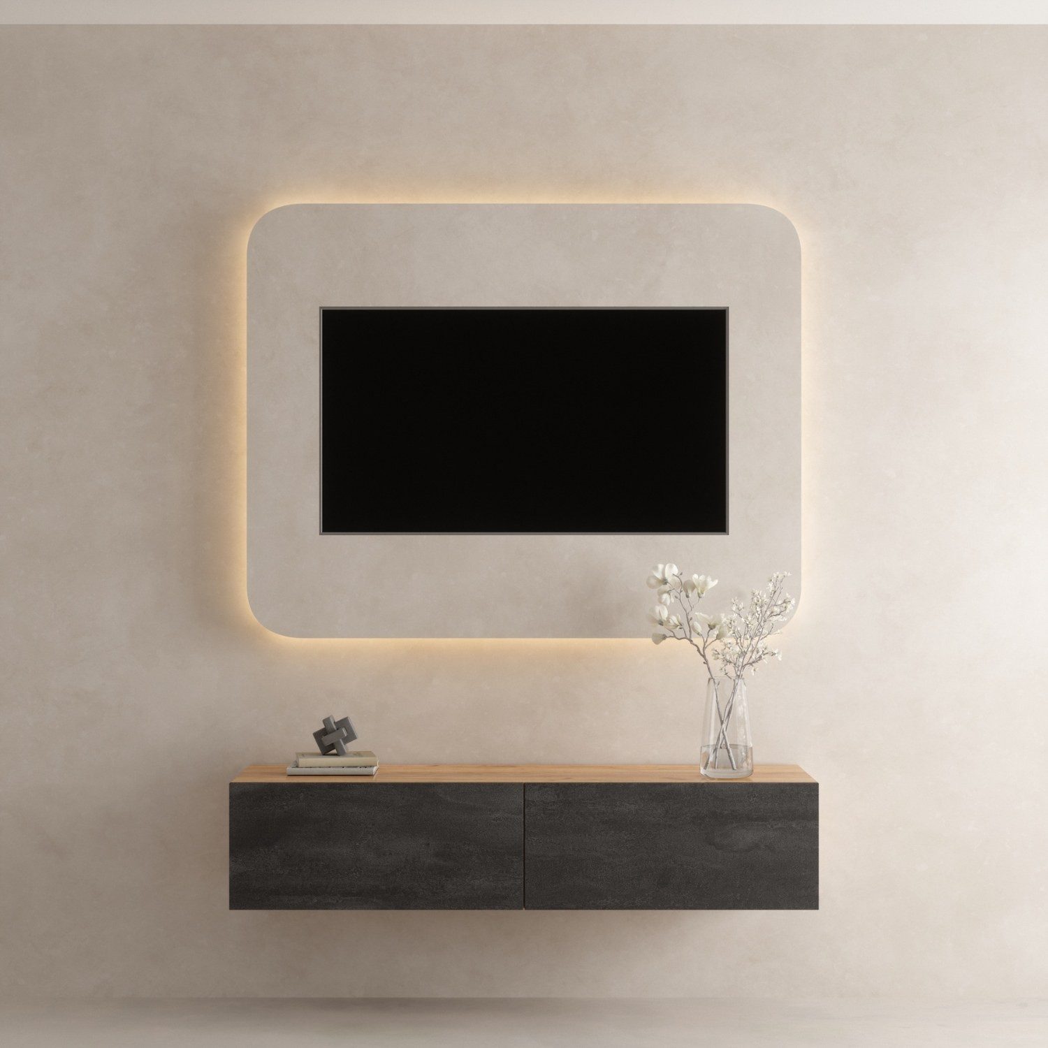 Planetmöbel TV-Board WEST (TV Lowboard, Fernsehschrank hängend oder stehend günstig online kaufen