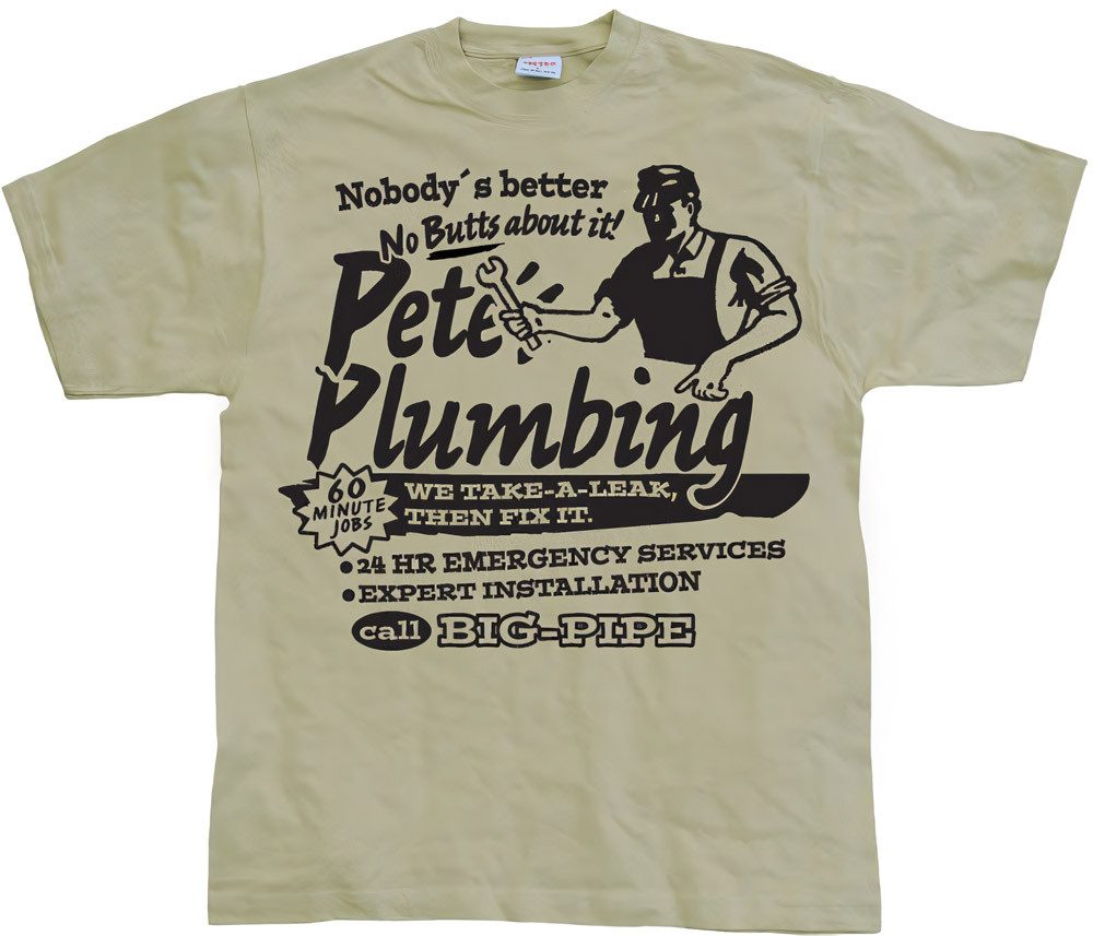 Hybris T-Shirt Petes Plumbing T-Shirt