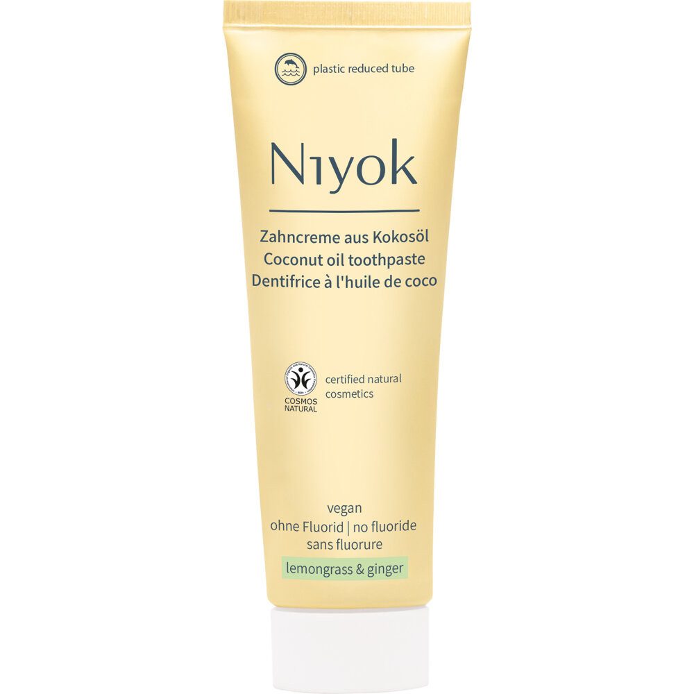 Niyok Zahnpasta Zahncreme Zitronengras Ingwer, 75 g