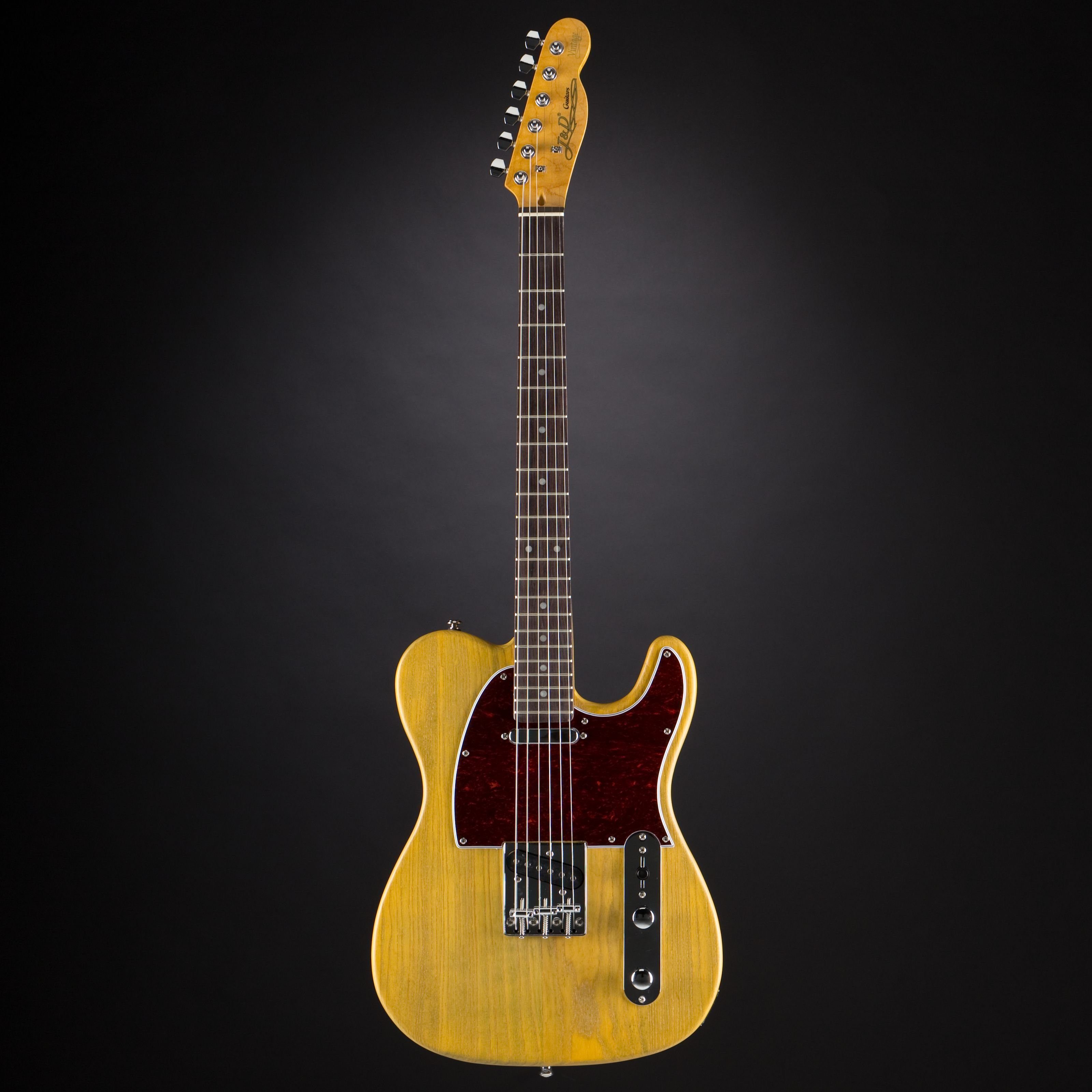 J & D E-Gitarre, JD TL Ash Blonde E-Gitarre T-Style Esche Korpus Ahorn Hals Composite Griffbrett 22 Bünde Ceramic Single Coil Tonabnehmer 3-Weg Schalter Vol Tone Regler Hardtail Brücke Druckguss Mechaniken Chrom Hardware Hochglanz Finish Gelb, E-Gitarren, T-Modelle, J&D TL Ash Blonde E-Gitarre, T-Style, Ceramic Single Coil Tonabnehmer