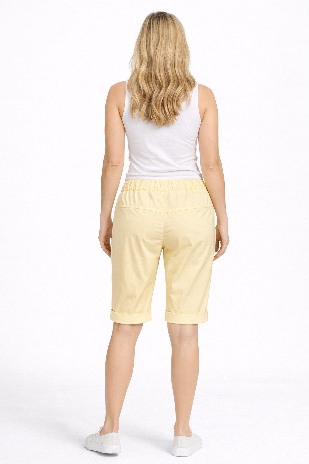 ITALY VIBES Chinoshorts - Damenshorts - Stoffhose kurz - Bermuda Damen ONE SIZE / passend für Größe XS - XL