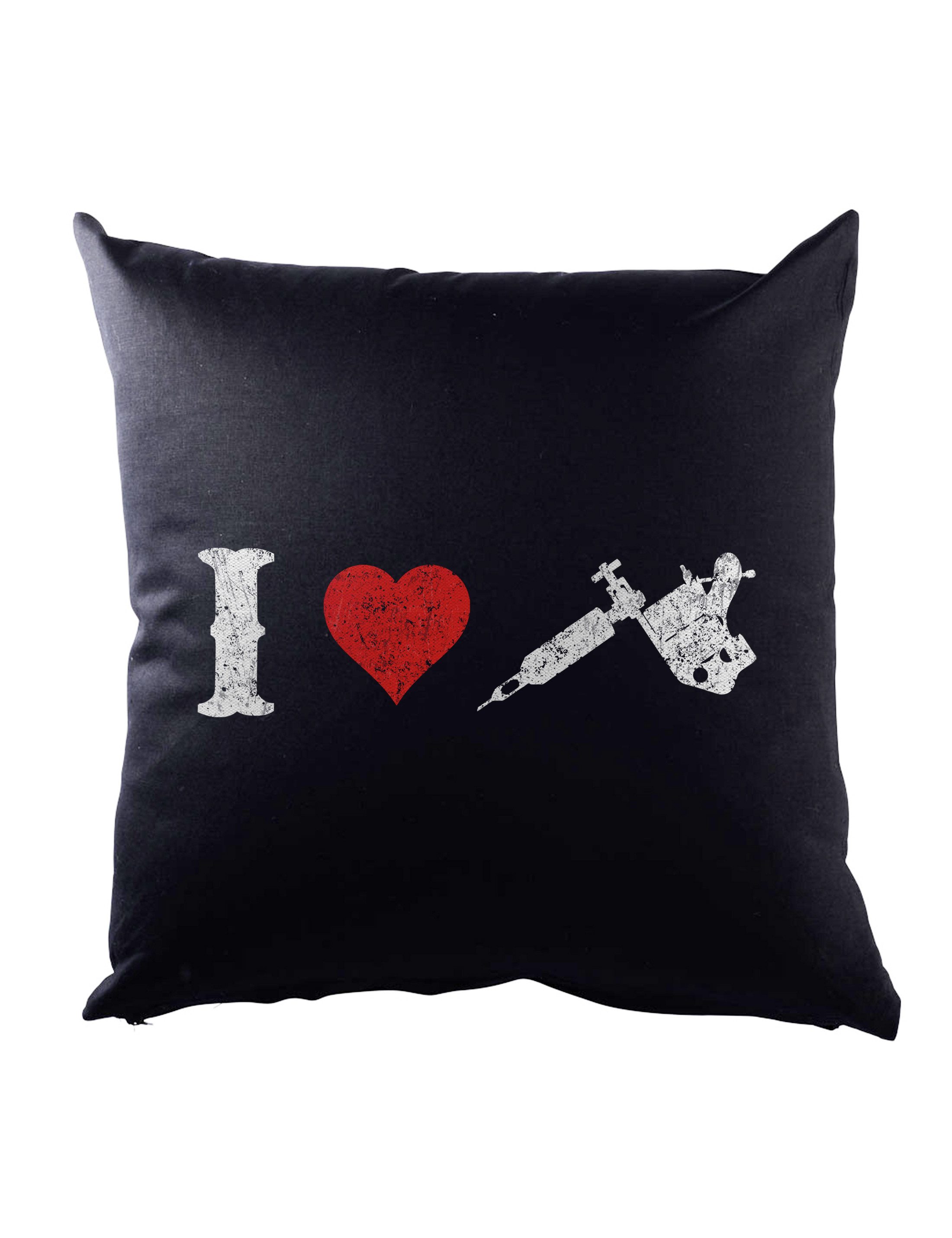 Urban Backwoods Dekokissen I Love Tattoo Machine Dekokissen Studio Gun Maschine Artist Art, Tätowierer Ink Tätowierer Convention