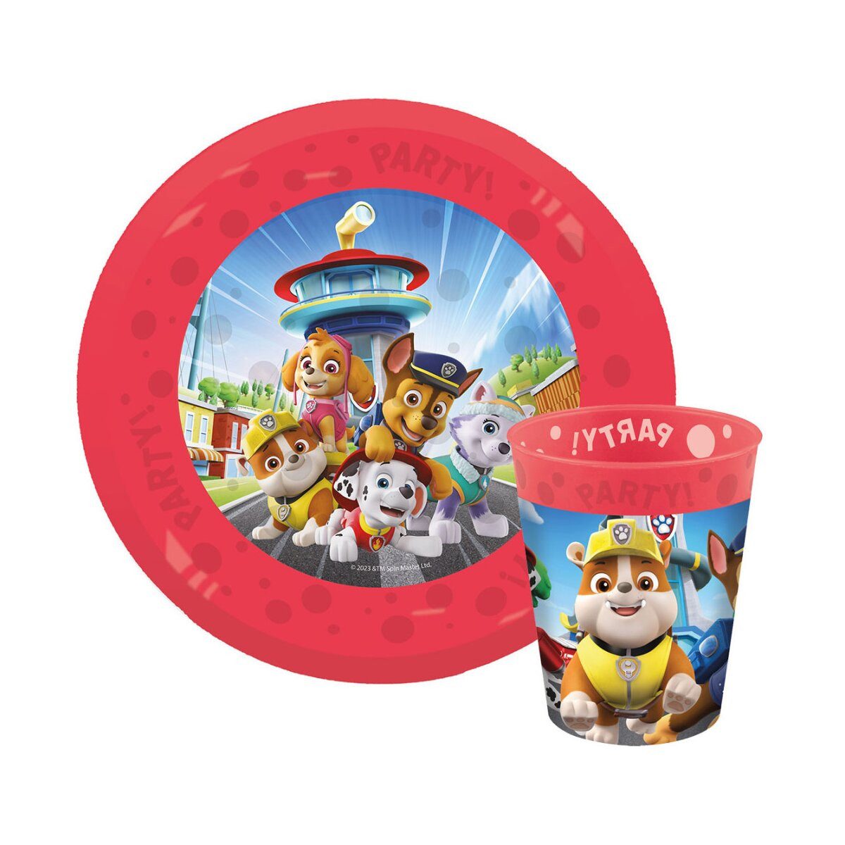 PAW PATROL Kindergeschirr-Set Paw Patrol Rescue Heroes Micro Set