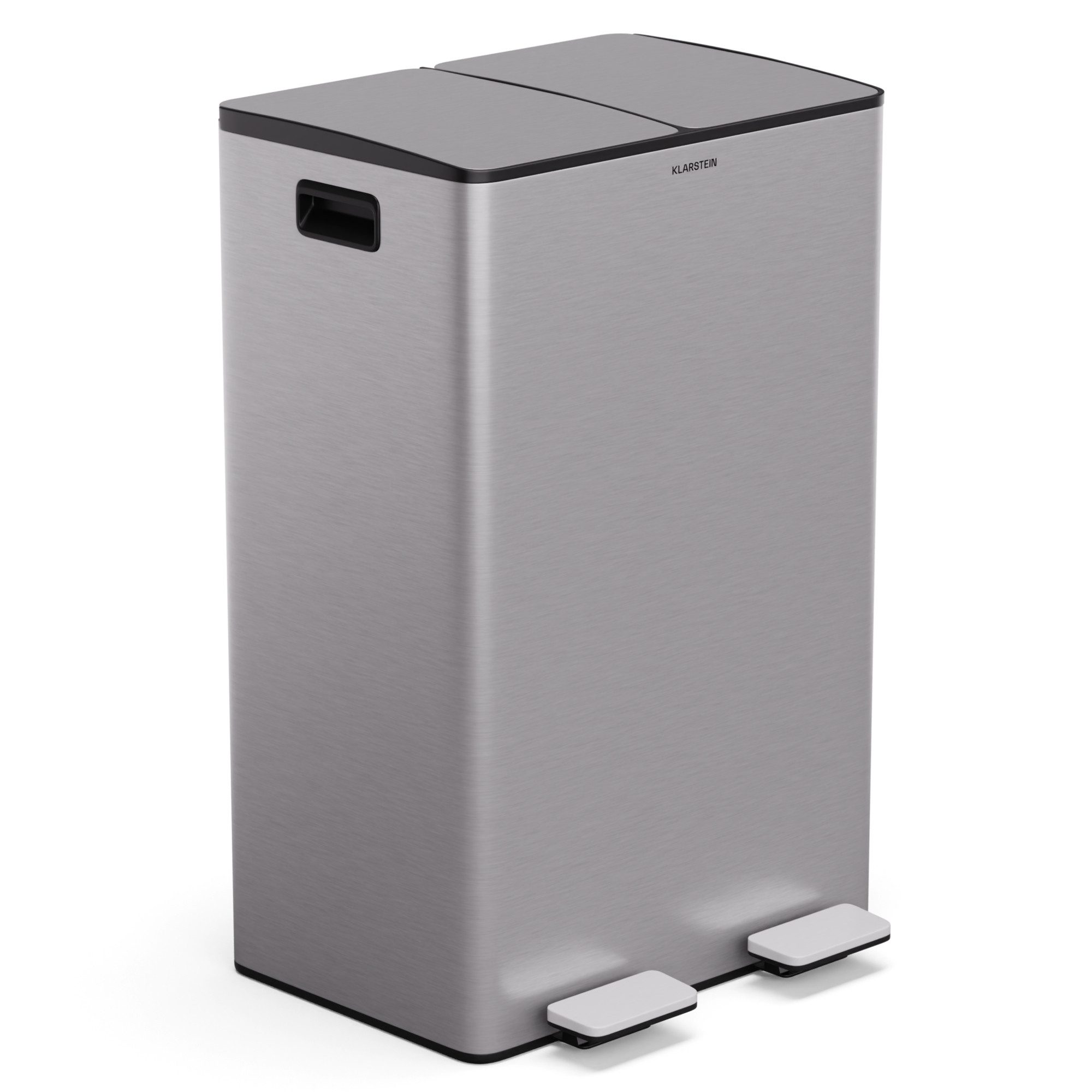 Klarstein Mülleimer EcoVista, Mülltonnenbox Fach Treteimer Trash Bin Garbage Müll
