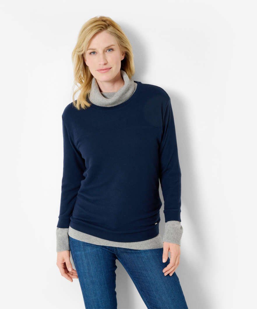 Brax Sweatshirt Style CARA dunkelblau
