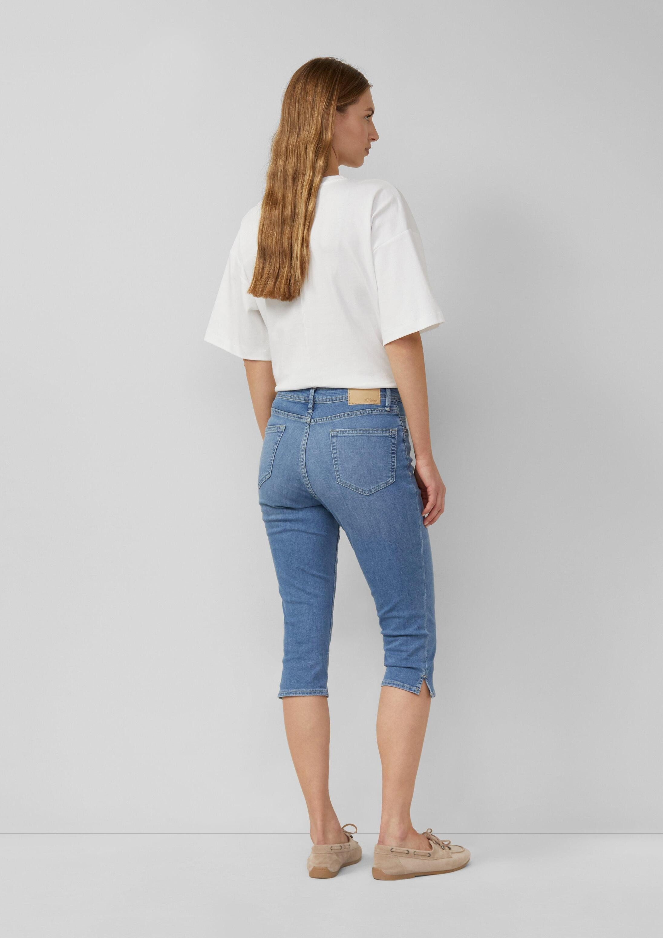 s.Oliver Slim-fit-Jeans Jeans-Hose BETSY Capri Jeans Betsy / Regular Fit / Mid Rise / Slim Leg