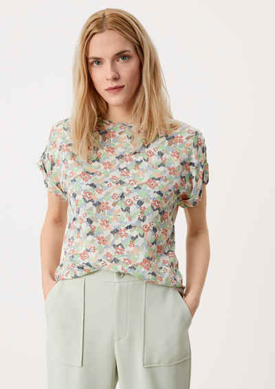 s.Oliver Shirttop Viskoseshirt mit Allovermuster