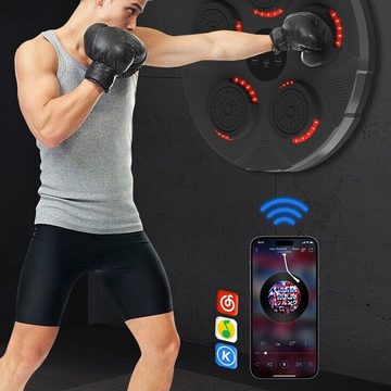 Bedee Rucksack Bluetooth Boxing Machine,Elektronische Boxmaschine Boxtrainingsgeräte (Indoor Boxgerät mit Musik mit Bluetooths, 1-tlg., Elektronische Musik Boxmaschine, Boxing Machine), Boxmaschine Boxtrainingsmaschine Mit LED-Lichteffekt