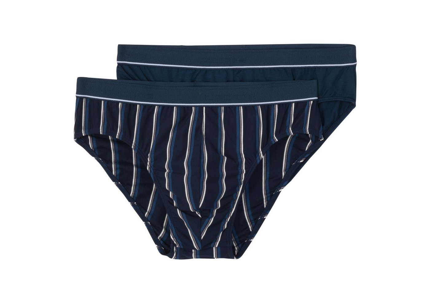 CECEBA Boxershorts Ceceba Slips 2er-Pack Übergröße blau/weiß gestreift (Spar-Pack, 2-St., 2er-Pack)