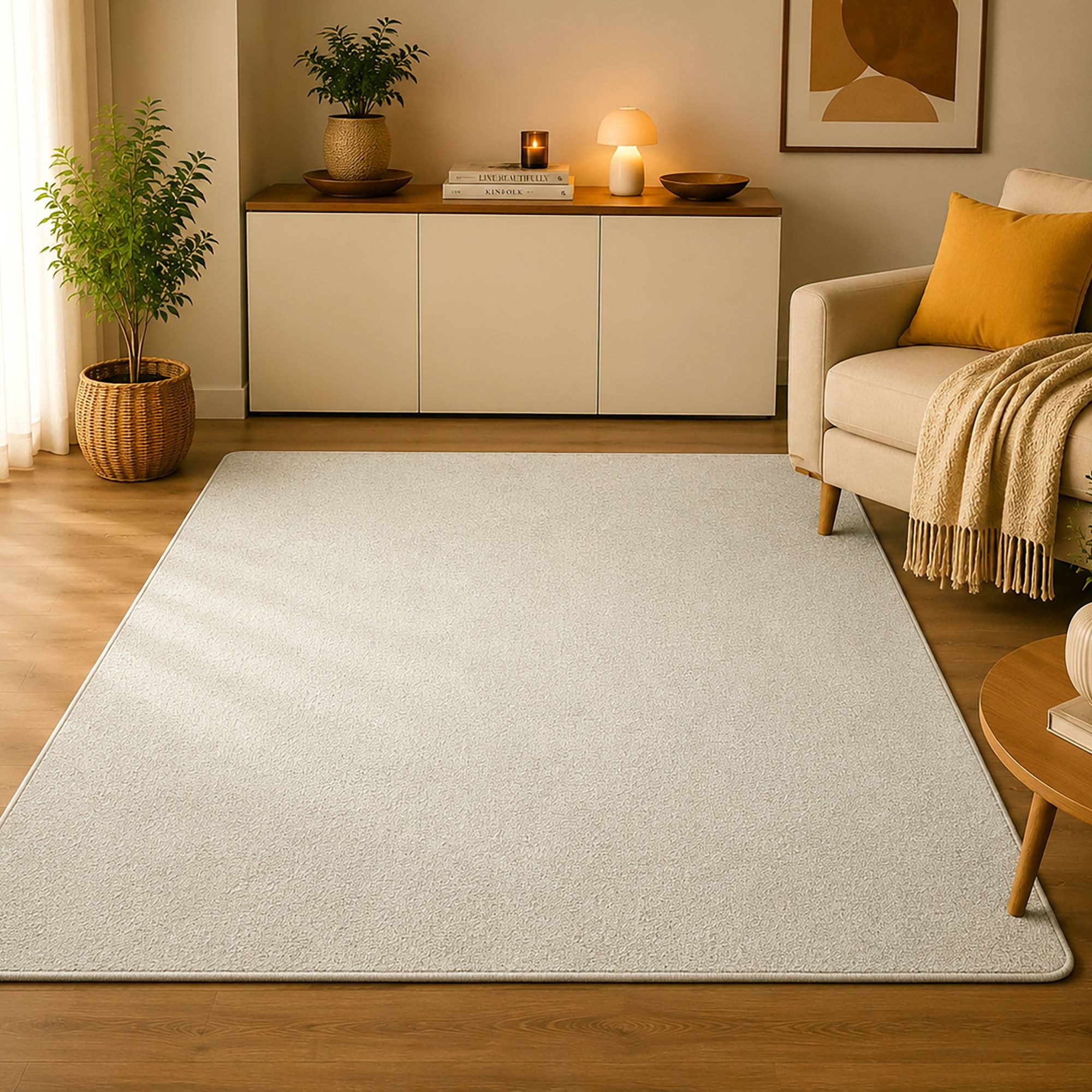 Steffensmeier Teppich Levanto, Rechteckig, Kurzflor Teppich, Wohnzimmer