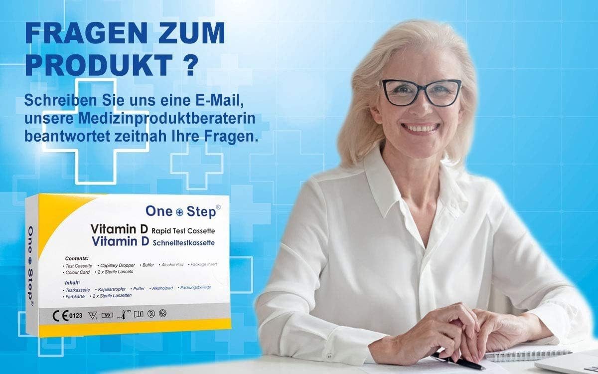 One+Step Nährstoffmangeltest Vitamin D Test Kit Selbsttest, 2-tlg. – Bild 4 von 5