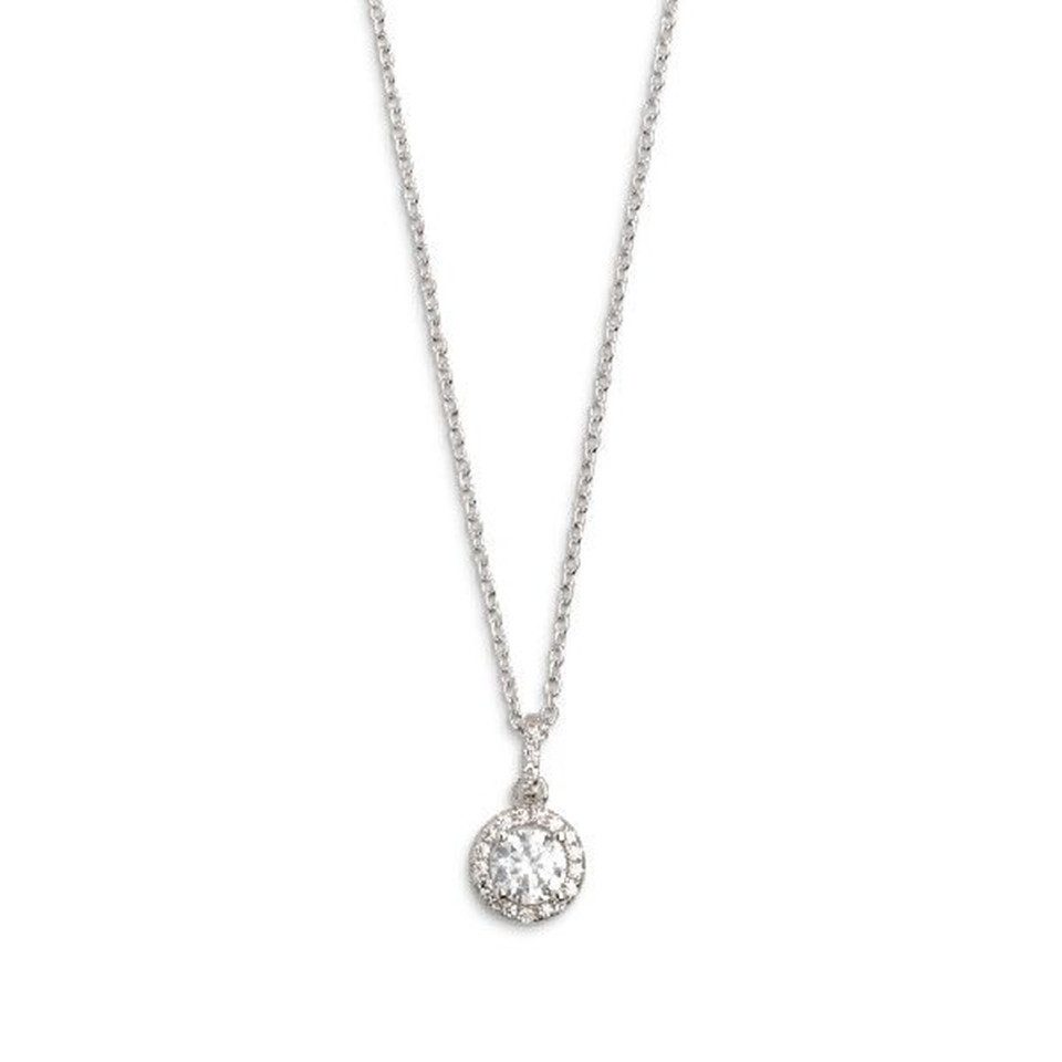 XENOX Kette mit Anhänger XENOX Kette Damen "Silver Circle K" silberfarben XS7362