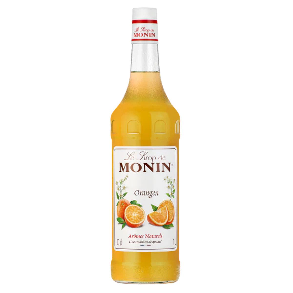 MONIN Getränke-Sirup, Monin Orange Sirup natuerliches Aroma fruchtig frisch fein 1000 ml