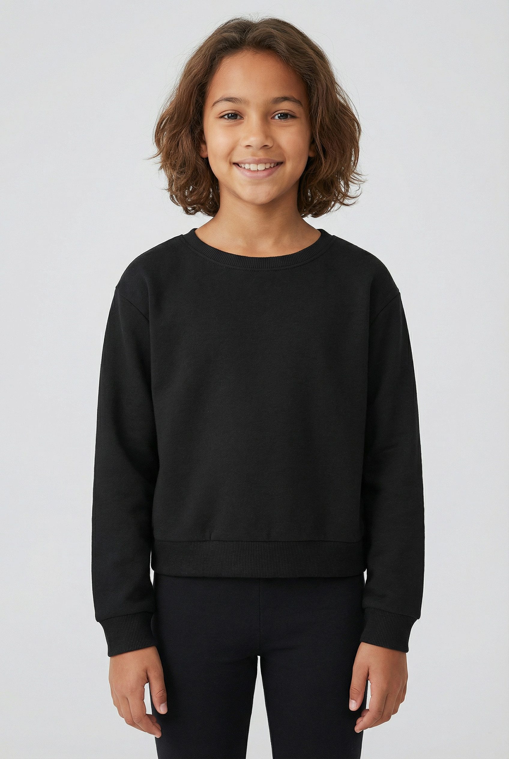 Name It Sweatshirt NKFMILLE SHORT NREG LS SWE O-NECK NOOS