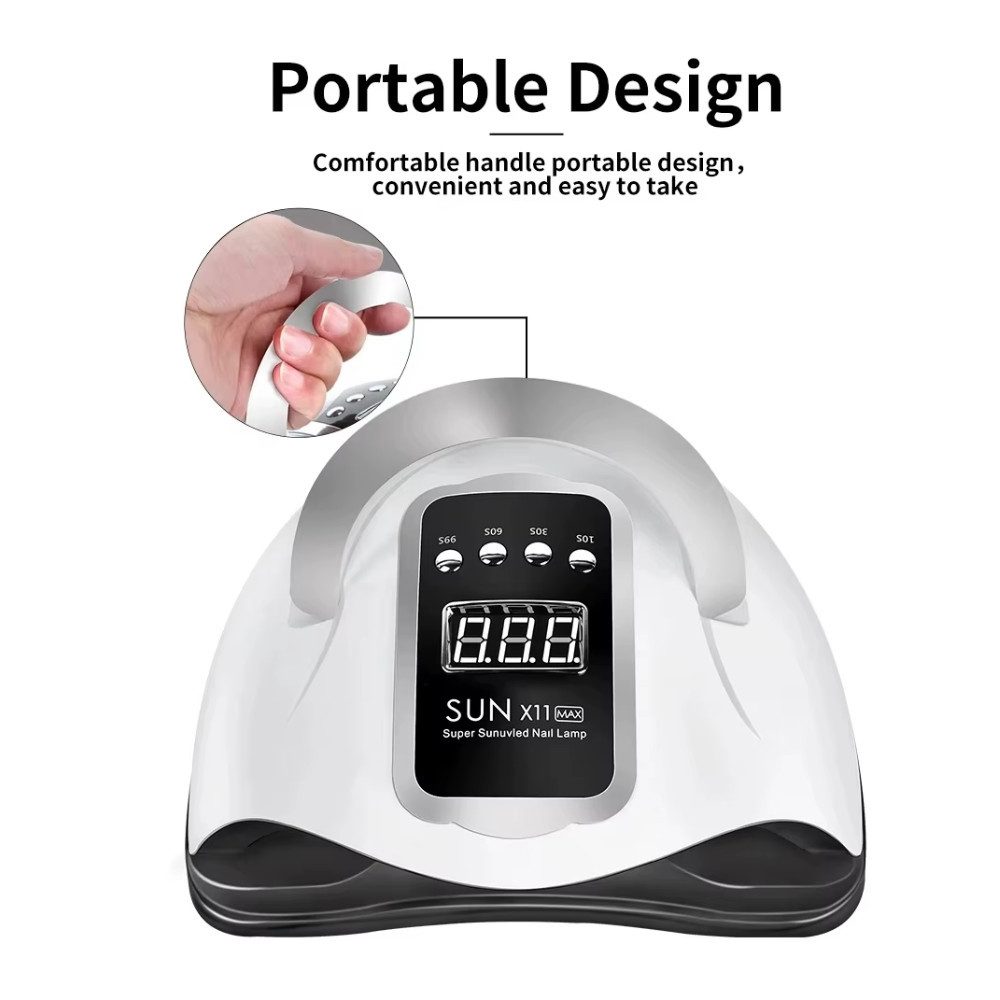 Athlix Nagellacktrockner Nagellampe mit Infrarot-Sensor für schnelle Aushärtung Nageltrockner, Gel-Nagellack-Nageltrockner-Maschine, Salon-Werkzeug