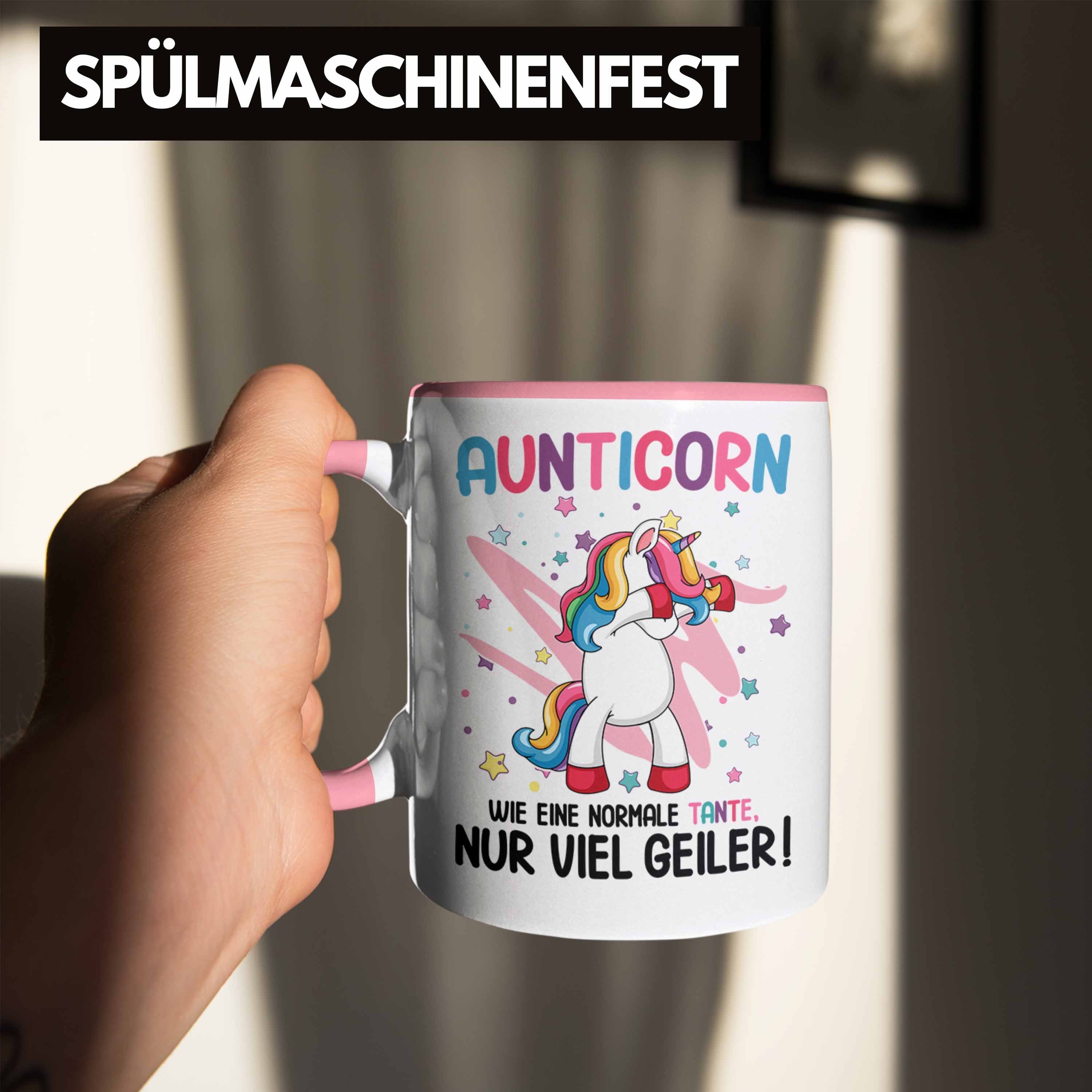 Trendation Tasse Einhorn Normale Tante Geburtstag Tante Wie Rosa Geschenk Beste Spruch Eine Lustig - Aunticorn Trendation