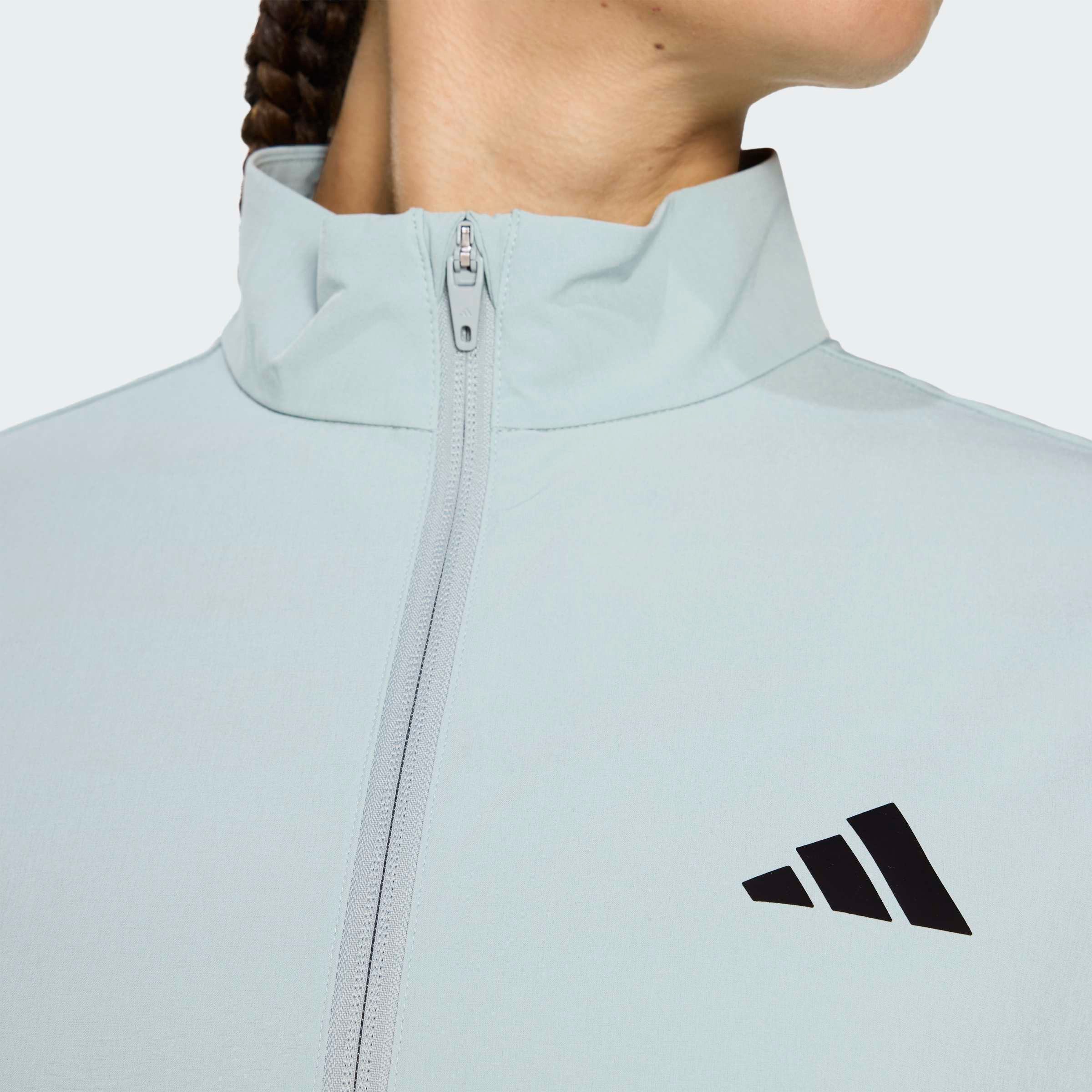 adidas Performance Rollkragenpullover WE 3S WOVEN JKT mit Elasthan-Anteil, leichtes Tragegefühl