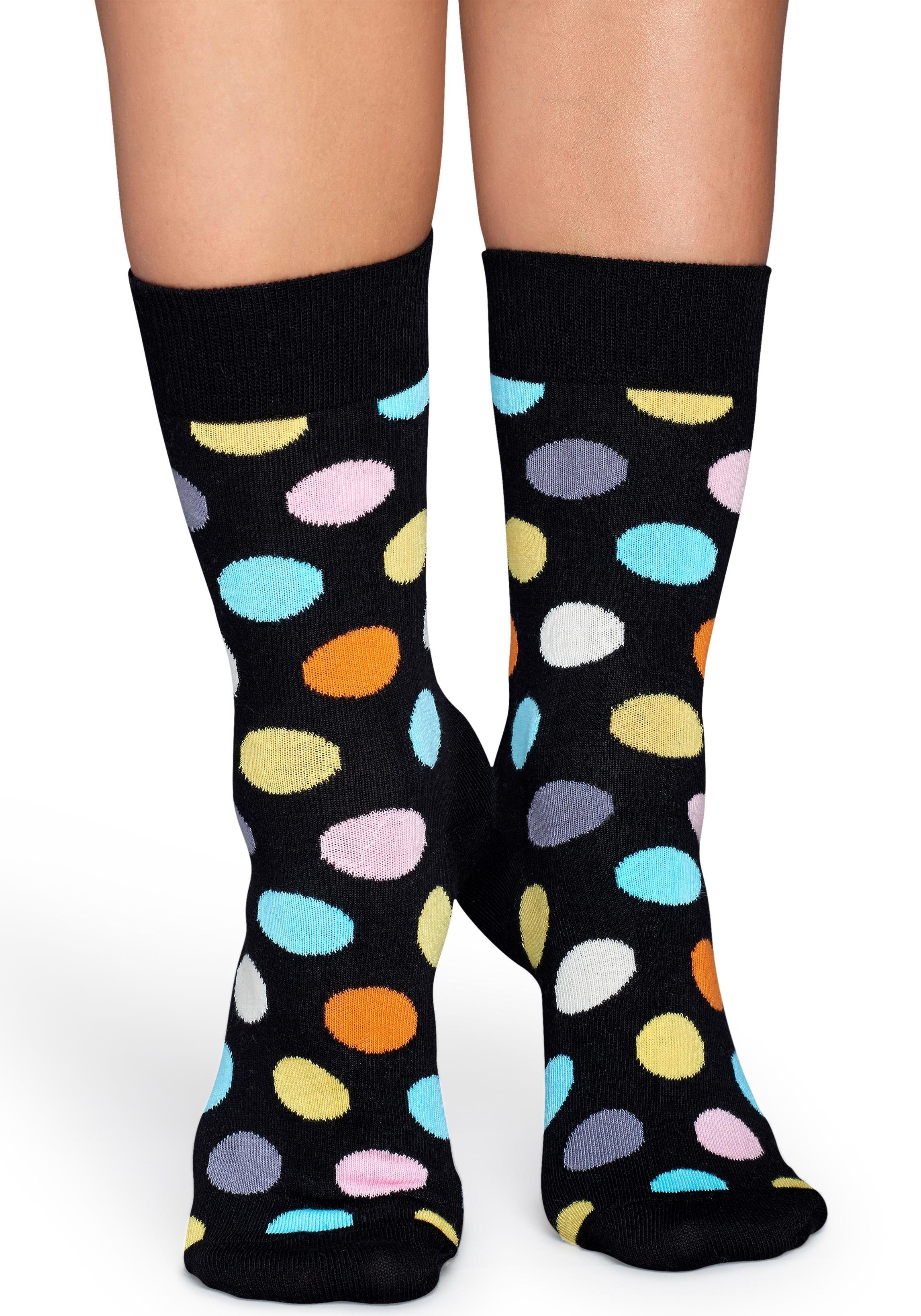 Happy Socks Socken »Big Dot« mit buntem Punktemuster