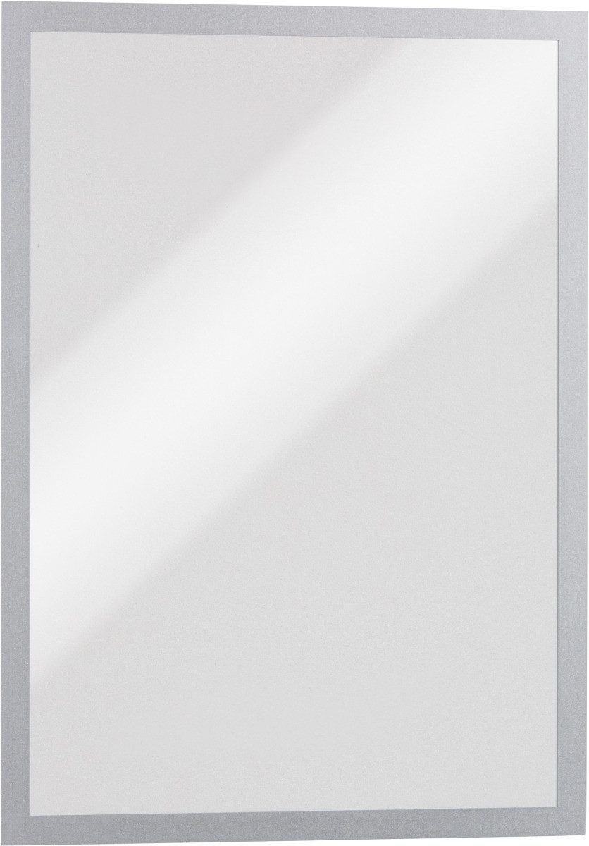 Fächermappe Magnetrahmen Duraframe selbstklebend A5 metallic silber VE=10 Stück
