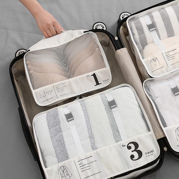Silberstern Tourbag Reisegepäck-Aufbewahrungstasche 3-teiliges Set (3-tlg), Zur Aufbewahrung von Kleidung, Hosen und Toilettenartikeln
