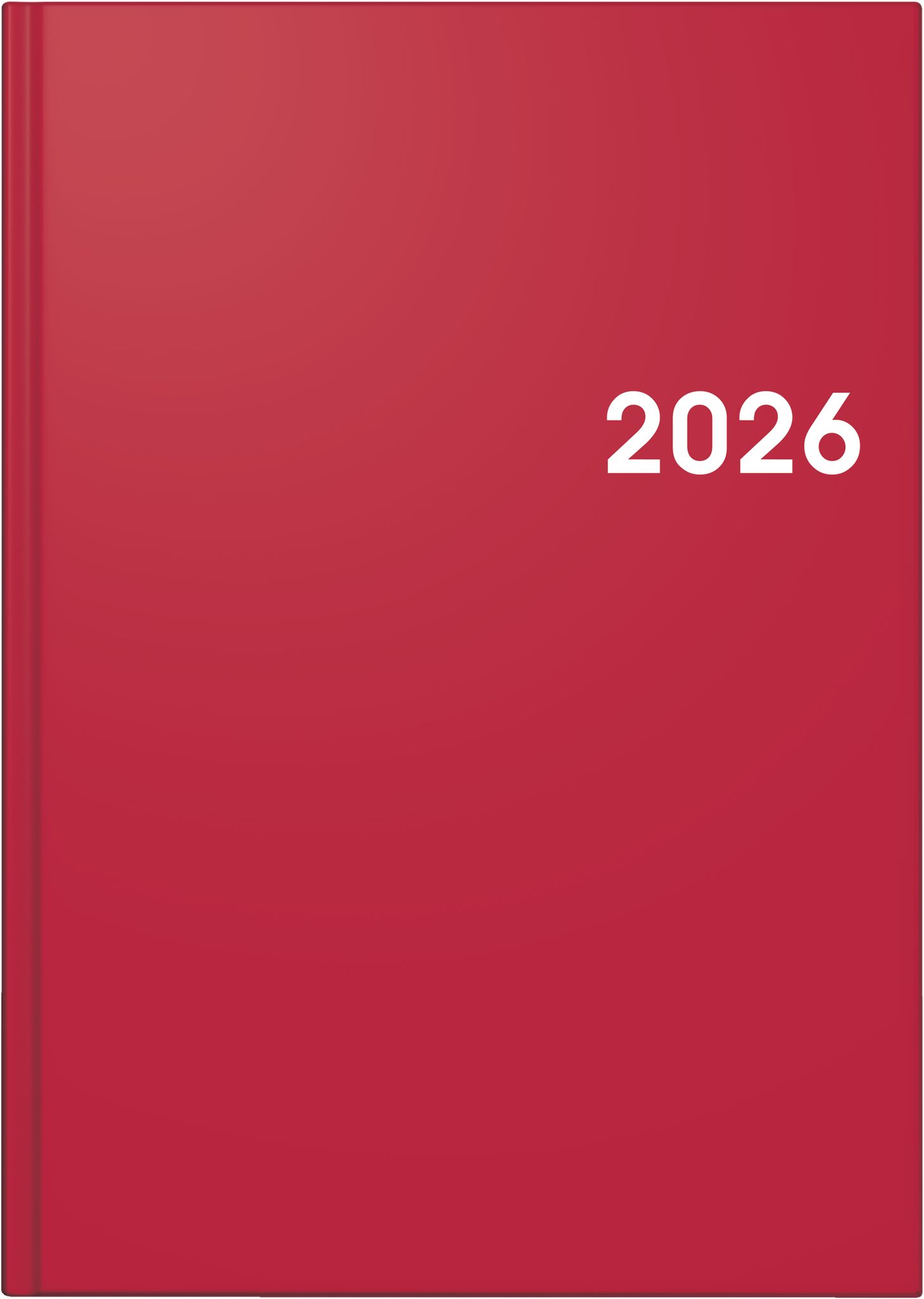 BRUNNEN Taschenkalender BRUNNEN 1079561016 Buchkalender A5 rot