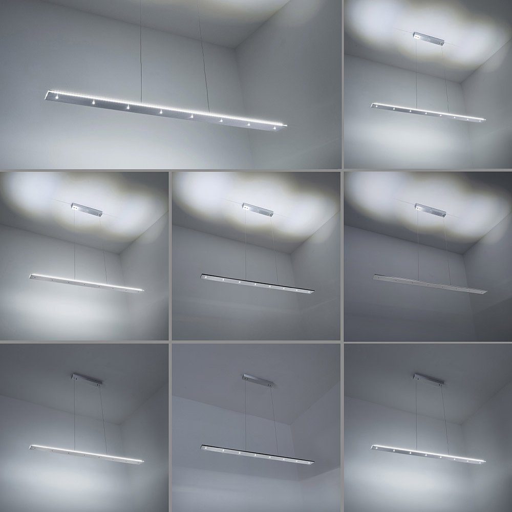 Paul Neuhaus LED Pendelleuchte Touchdimmer, PURE dimmbar, warmweiß-tageslichtweiß, 14xLED-Board/1W/2700-5000K, Farbsteuerung, COSMO, Touchdimmer Memoryfunktion, Pendelleuchte CCT LED stufenlos
