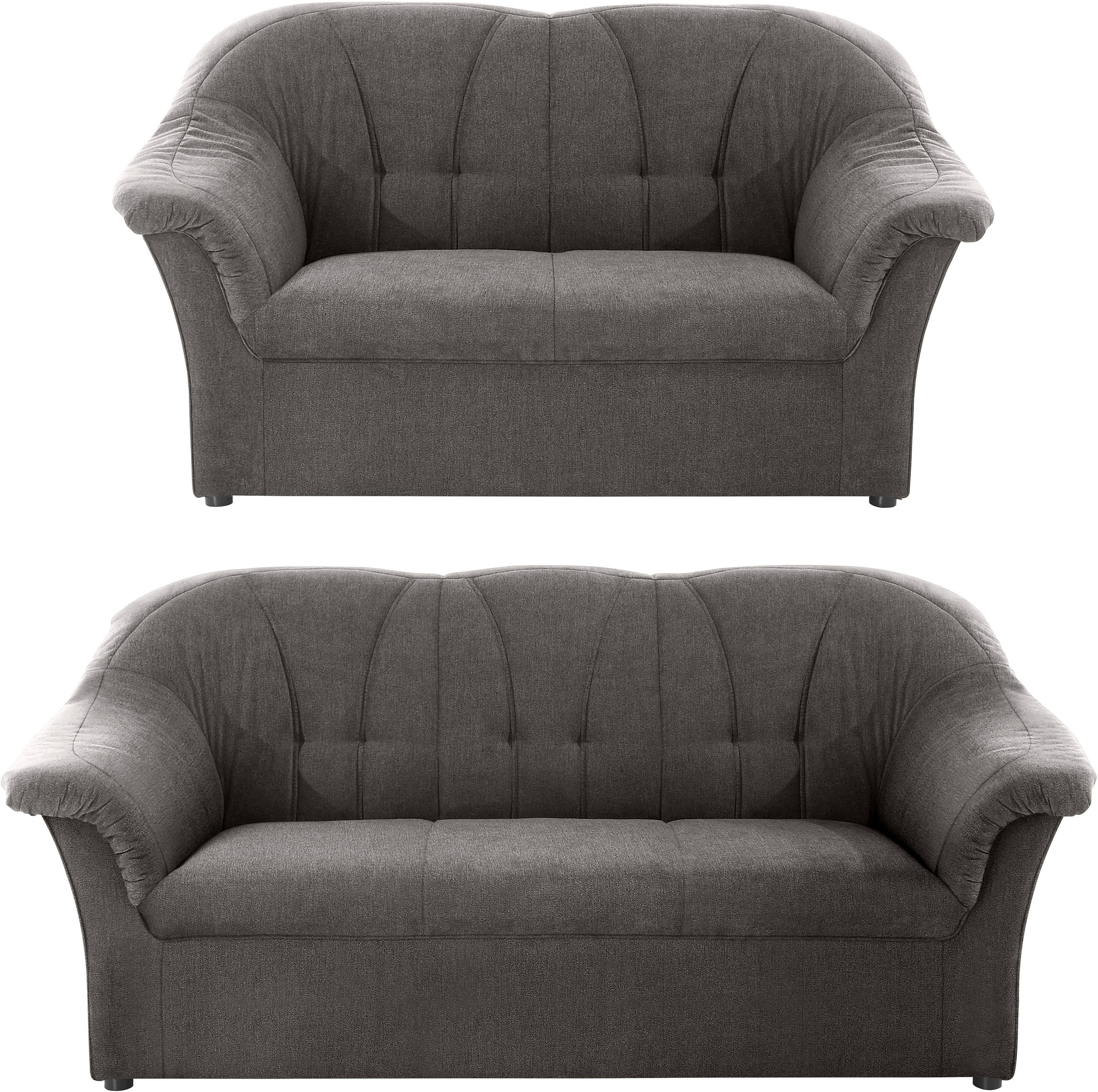 DOMO collection Polstergarnitur Pegnitz, (Set), 3-Sitzer günstig online kaufen