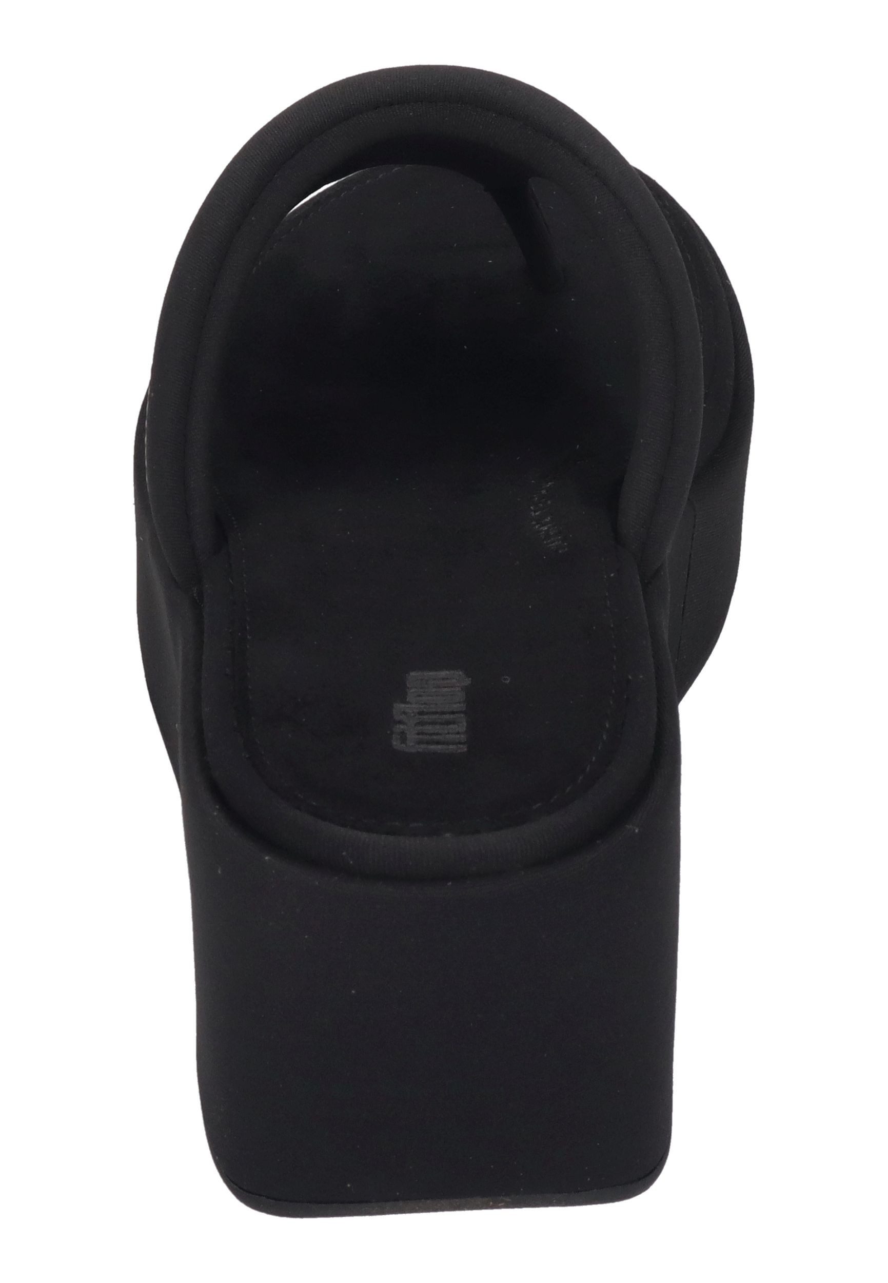 Fitflop PLATFFORMS WEDGE TOE-POST SANDALS Sandalette All Black – Bild 5 von 5