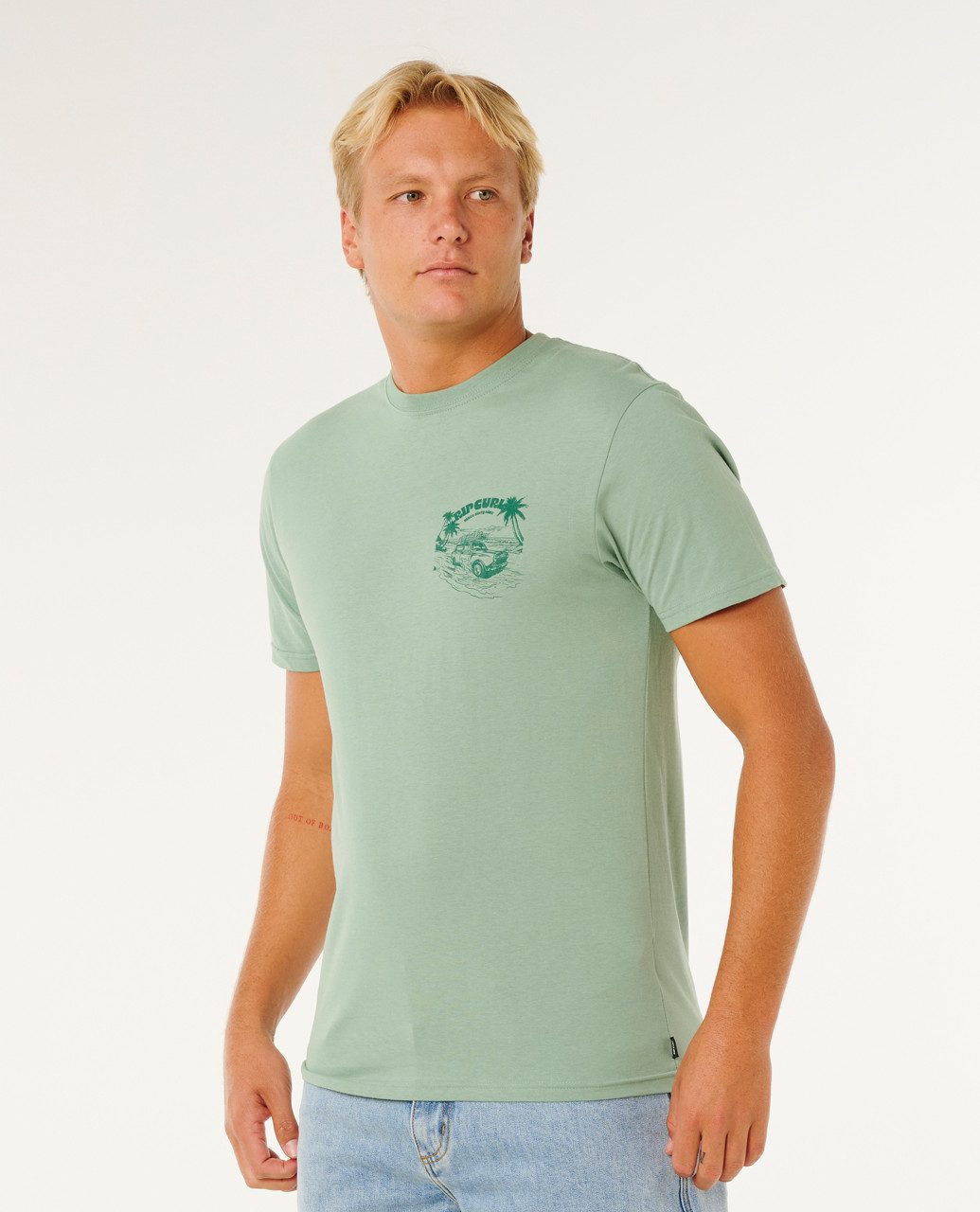 Rip Curl Print-Shirt Rip Curl Keep On Trucking Short Sleeve T-Shirt