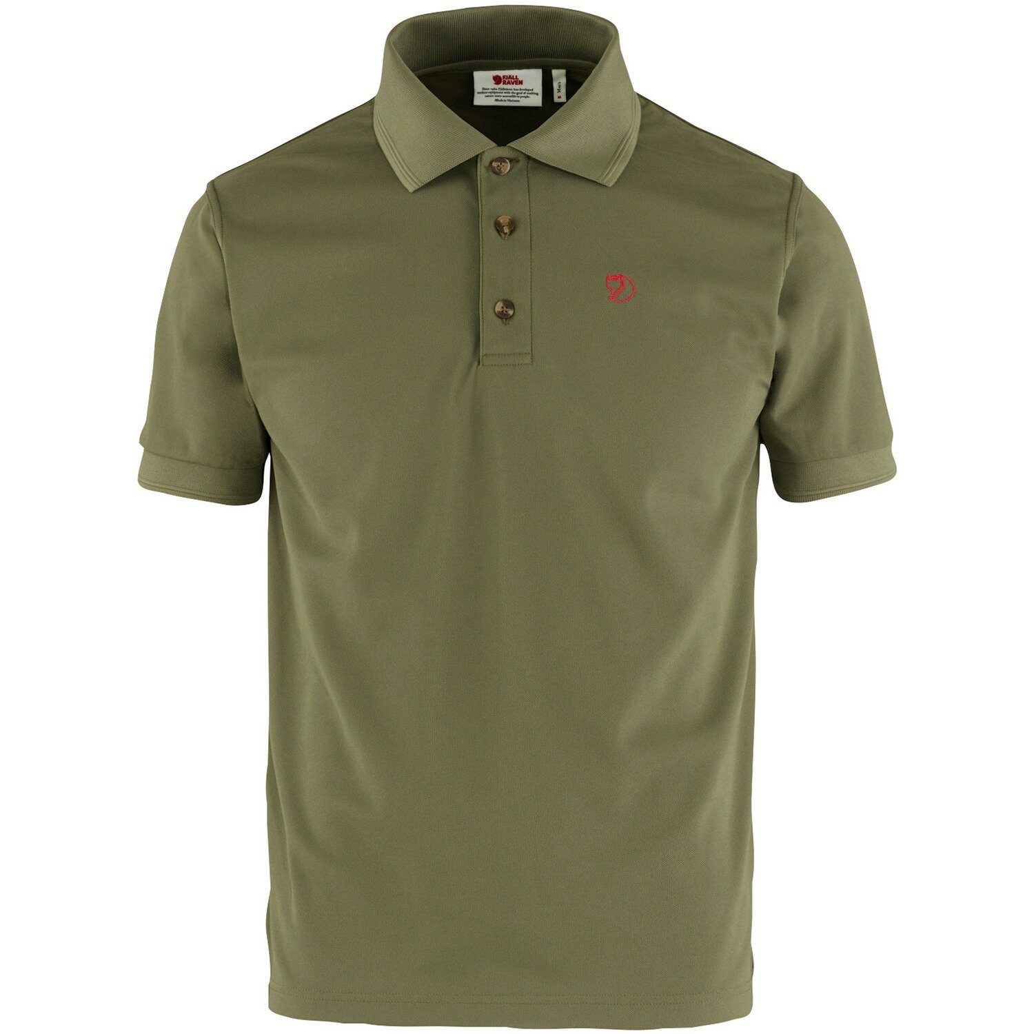 Fjällräven Poloshirt Polohemd Crowley Light Olive