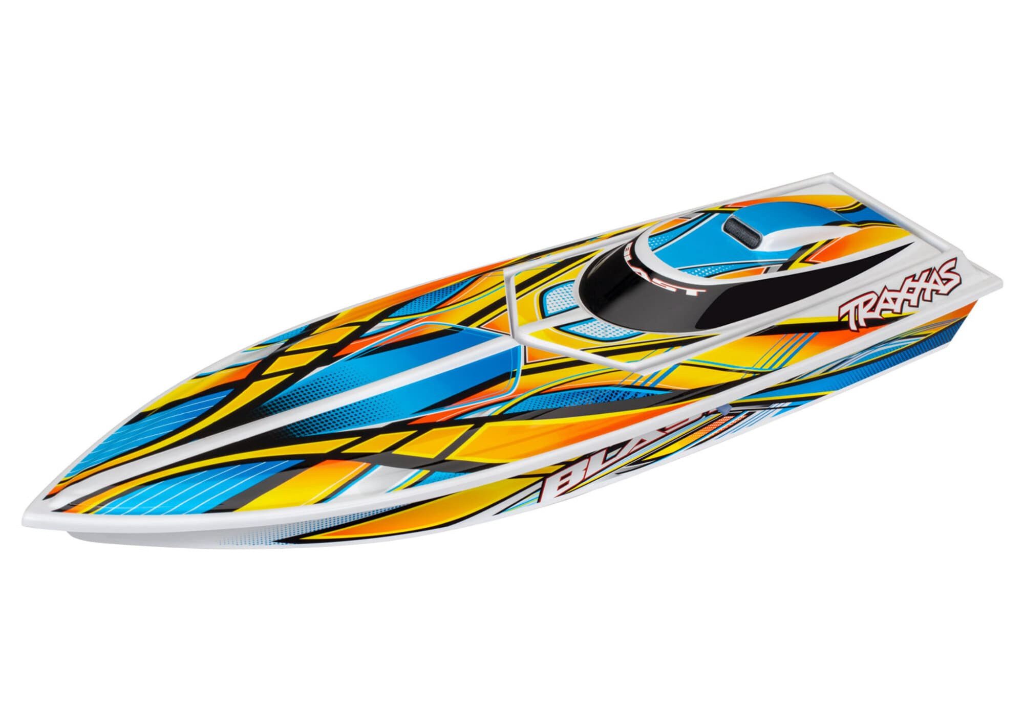 Traxxas RC-Boot Traxxas BLAST Elektro Rennboot weiß/orange 23-Zoll RTR