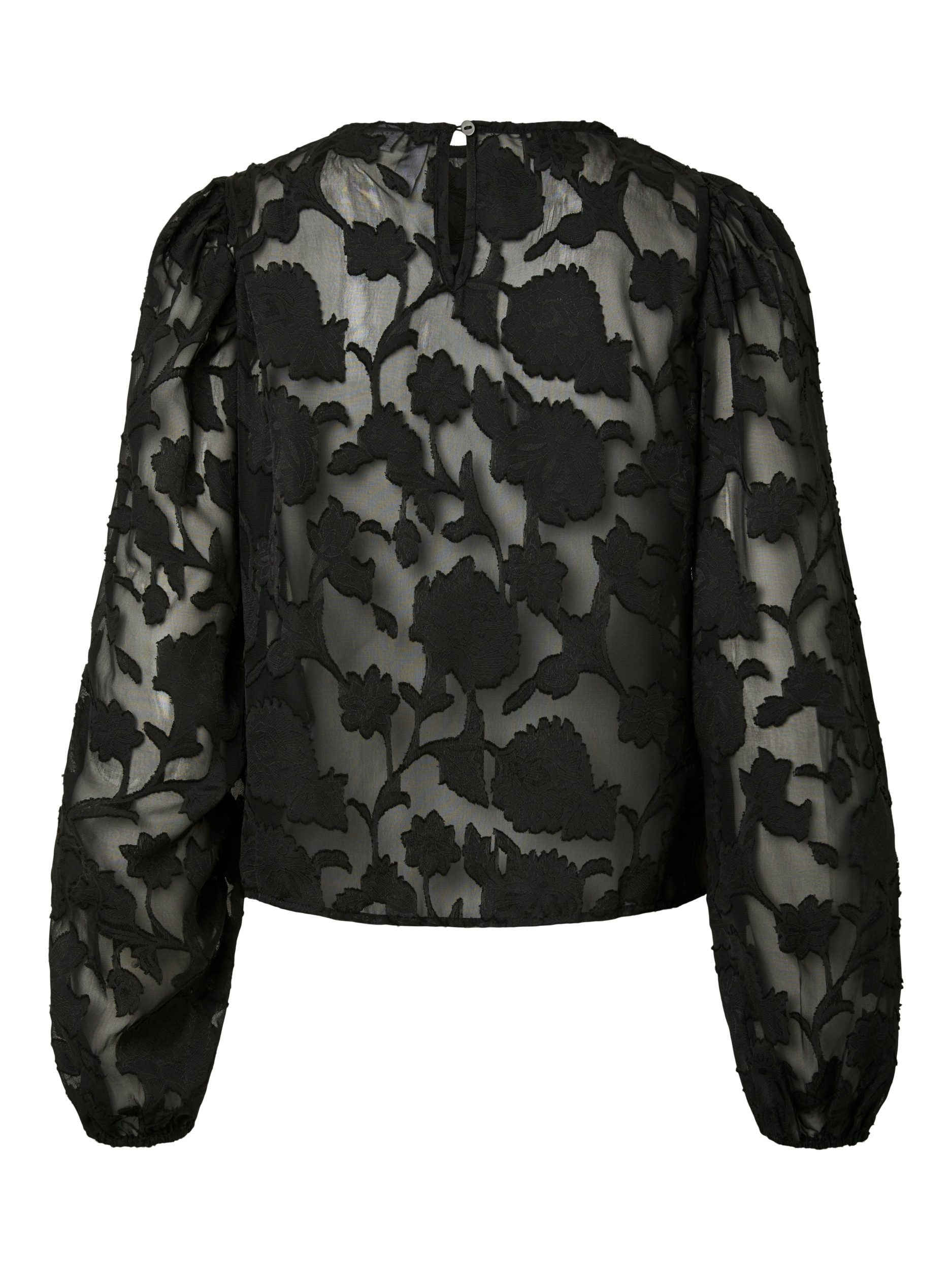 pieces Spitzenbluse PCNEA LS LACE TOP WVN FSY PP günstig online kaufen