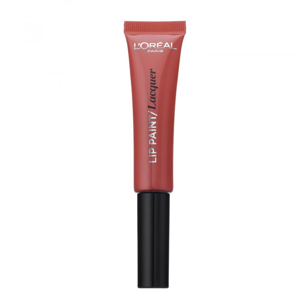 L'Oreal Deutschland Lippenstift Infaillible Lip Paint, Flüssiger Lippenstift, 102, Pink Lady, 8 ml