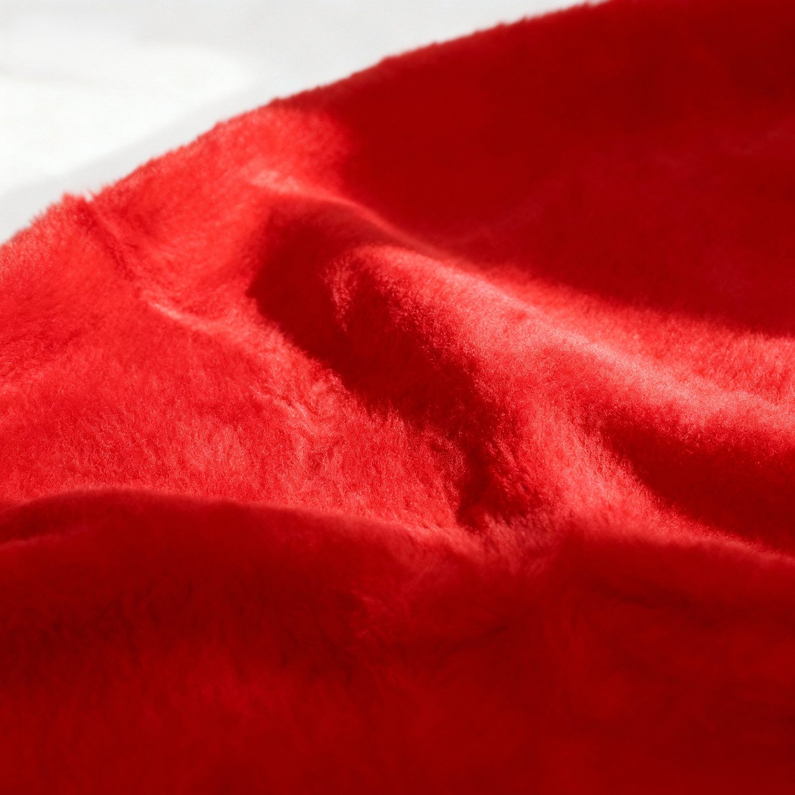 Salcar Weihnachtsbaumdecke Baumteppich Weihnachten Weihnachtsdeko Baumrock Rund Plüsche Rot Weiß, Weihnachtsbaumdecke, Christbaumschmuck, Christbaumdecke für Geschenke