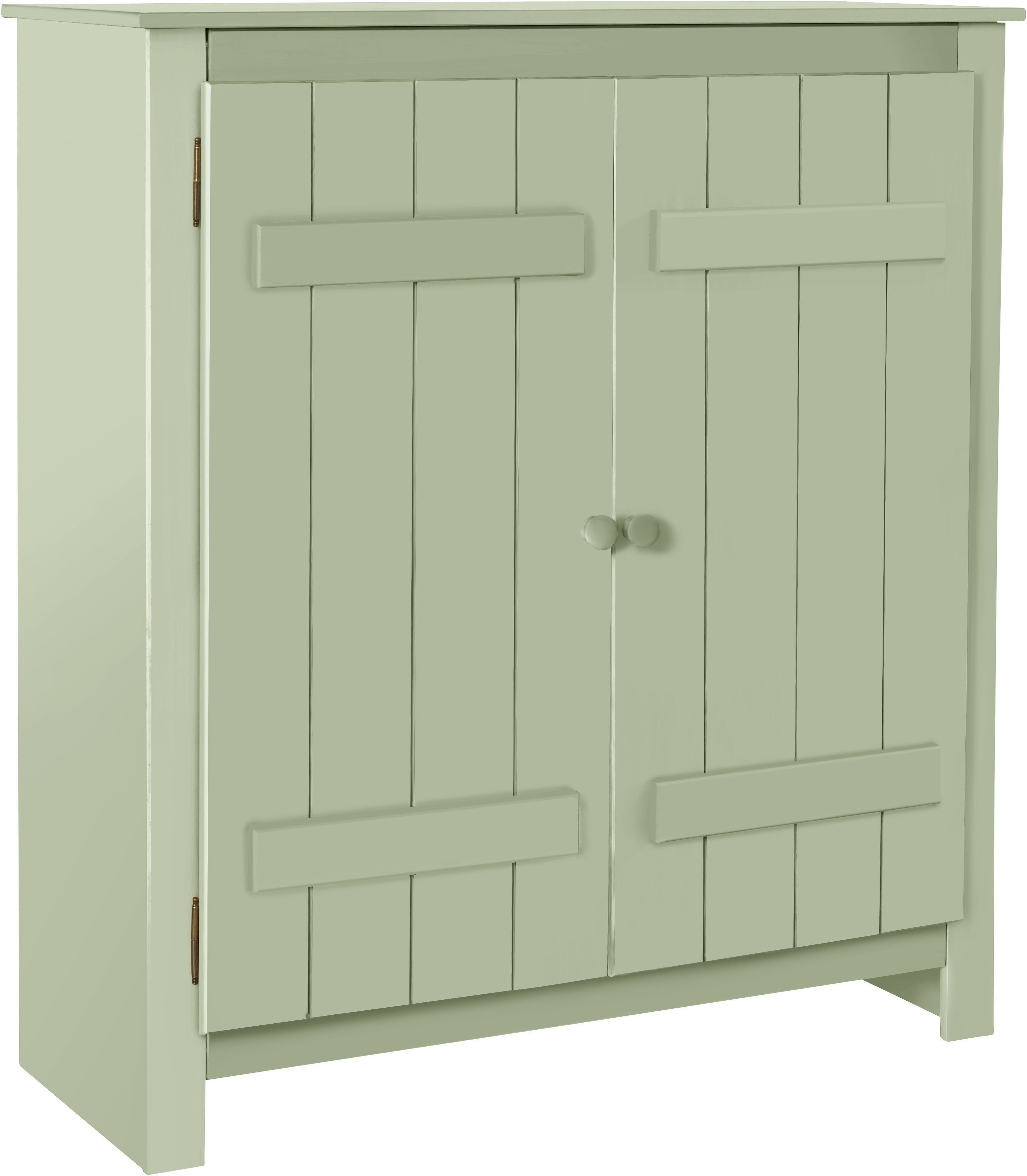 OTTO home Schuhschrank Bertram Massivholz, 2 verstellbare Einlegeböden, Magnetverschluss,Höhe 110 cm