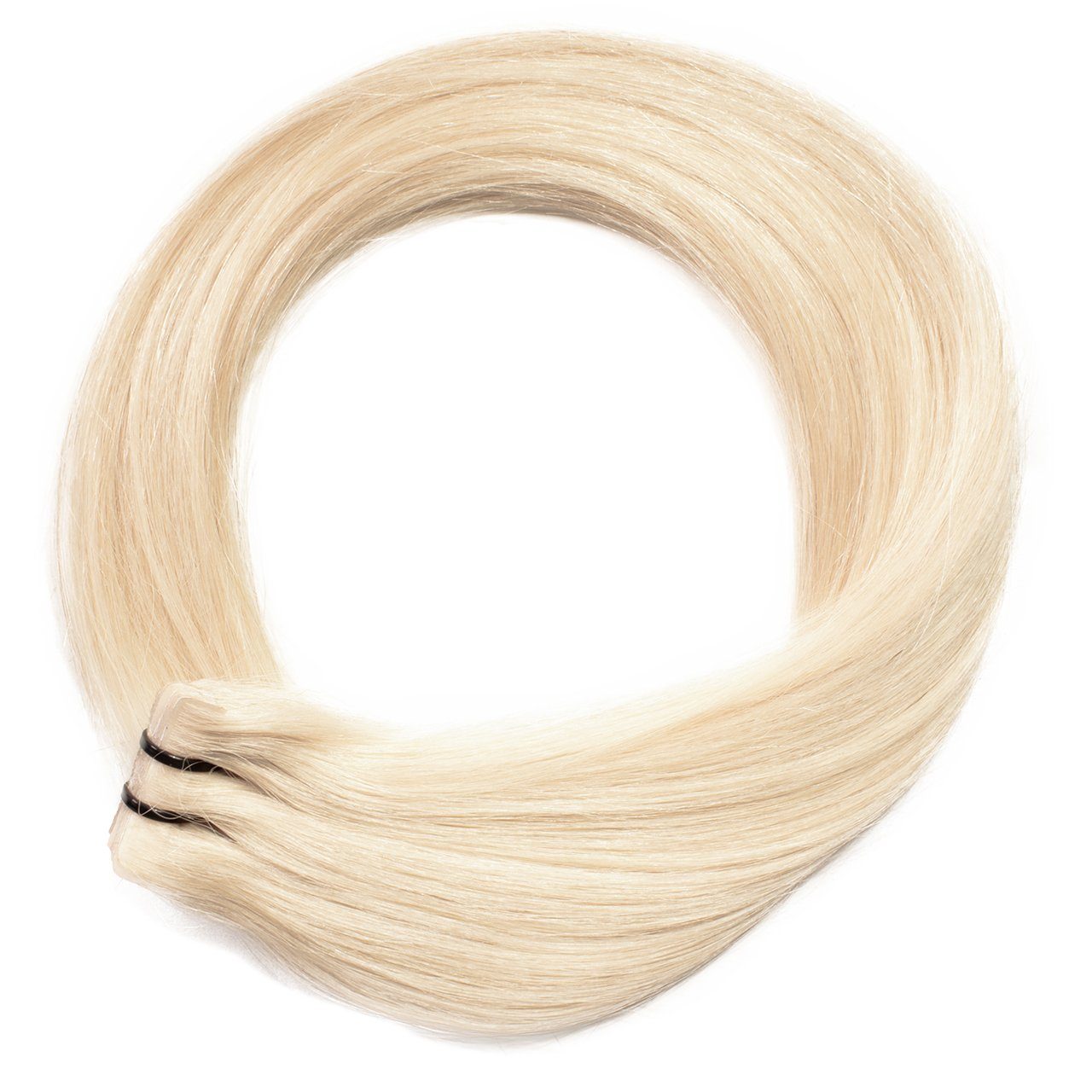 - #10/0 Tape 50cm Invisible Hell-Lichtblond Echthaar-Extension Premium Extensions hair2heart