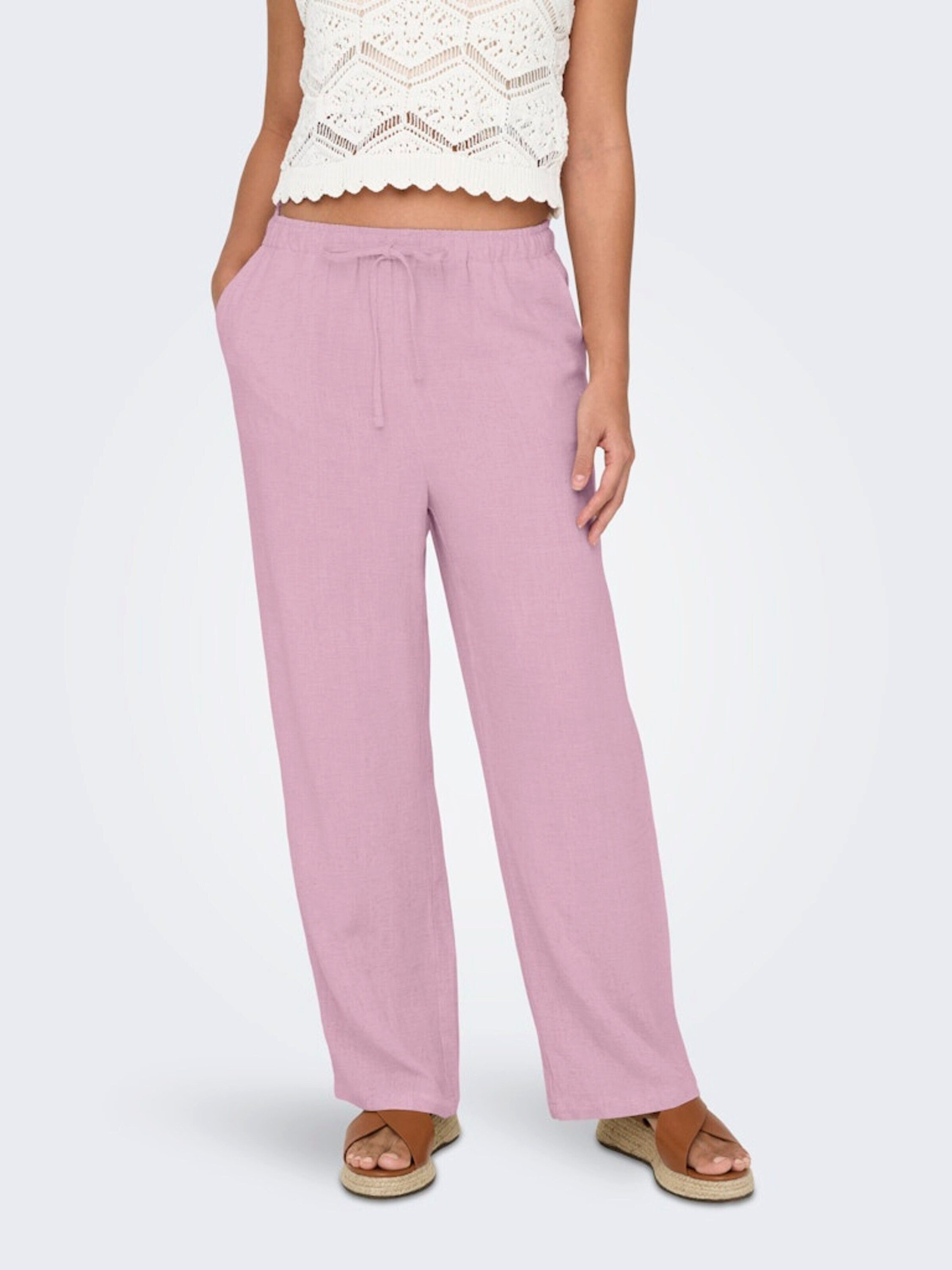 ONLY Stoffhose ONLSIESTA (1-tlg) Drapiert/gerafft