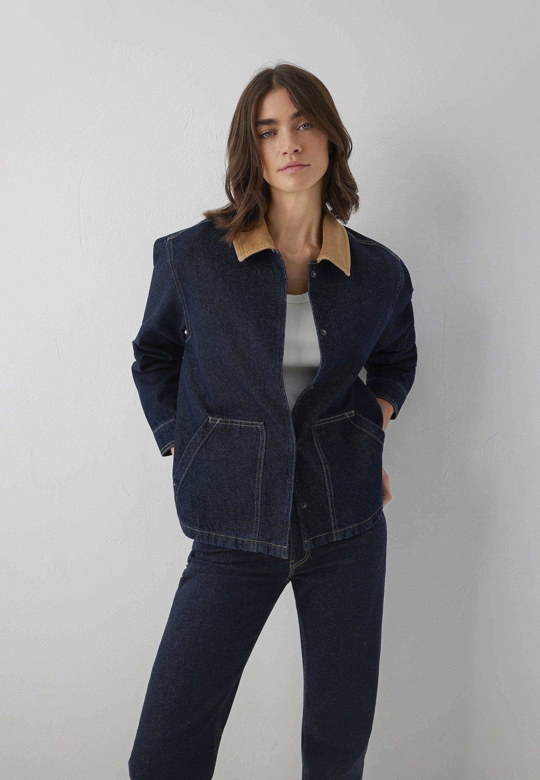 Mavi Jeansbluse LETTIE Boyfriend Cord Overshirt