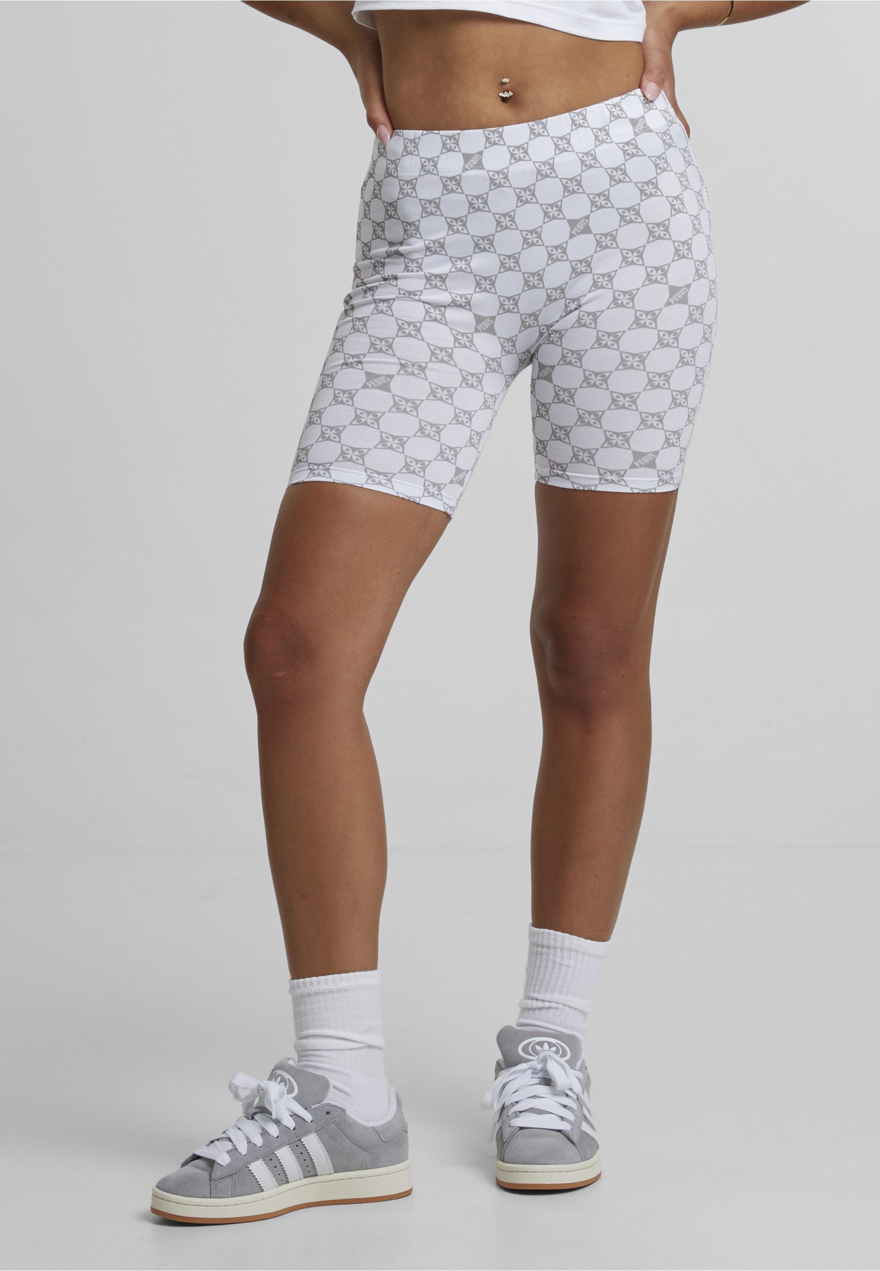 PEQUS Radlerhose PEQUS PEQUS Aether Monogram Biker Shorts (1-tlg)