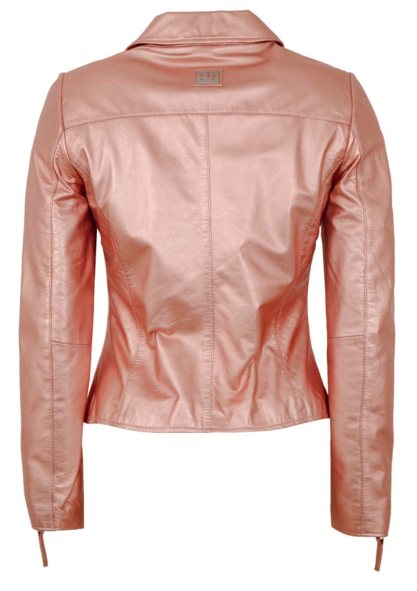 Freaky Nation Lederjacke Aili-FN Freaky Nation - Damen Lederjacke Lammnappa altrosa metallic