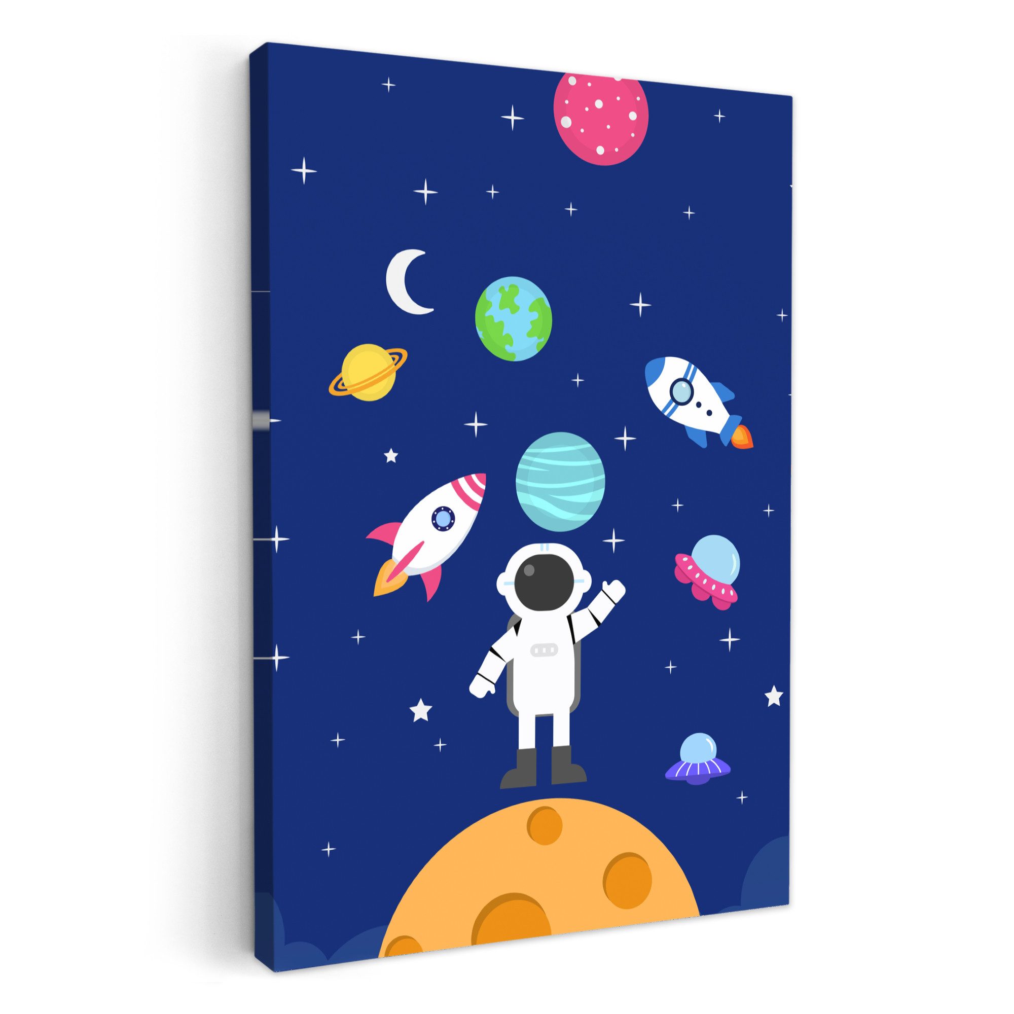 OneMillionCanvasses® Leinwandbild Weltraum - Astronaut - günstig online kaufen